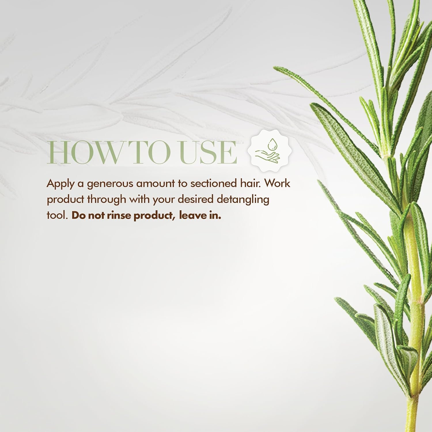 Mielle Organics Rosemary Mint Strengthening Leave-In Conditioner, Supports Hair Strength, Smooth Conditioner for Dry and Crinkled Hair, Weightless Hair Treatment - Image 6