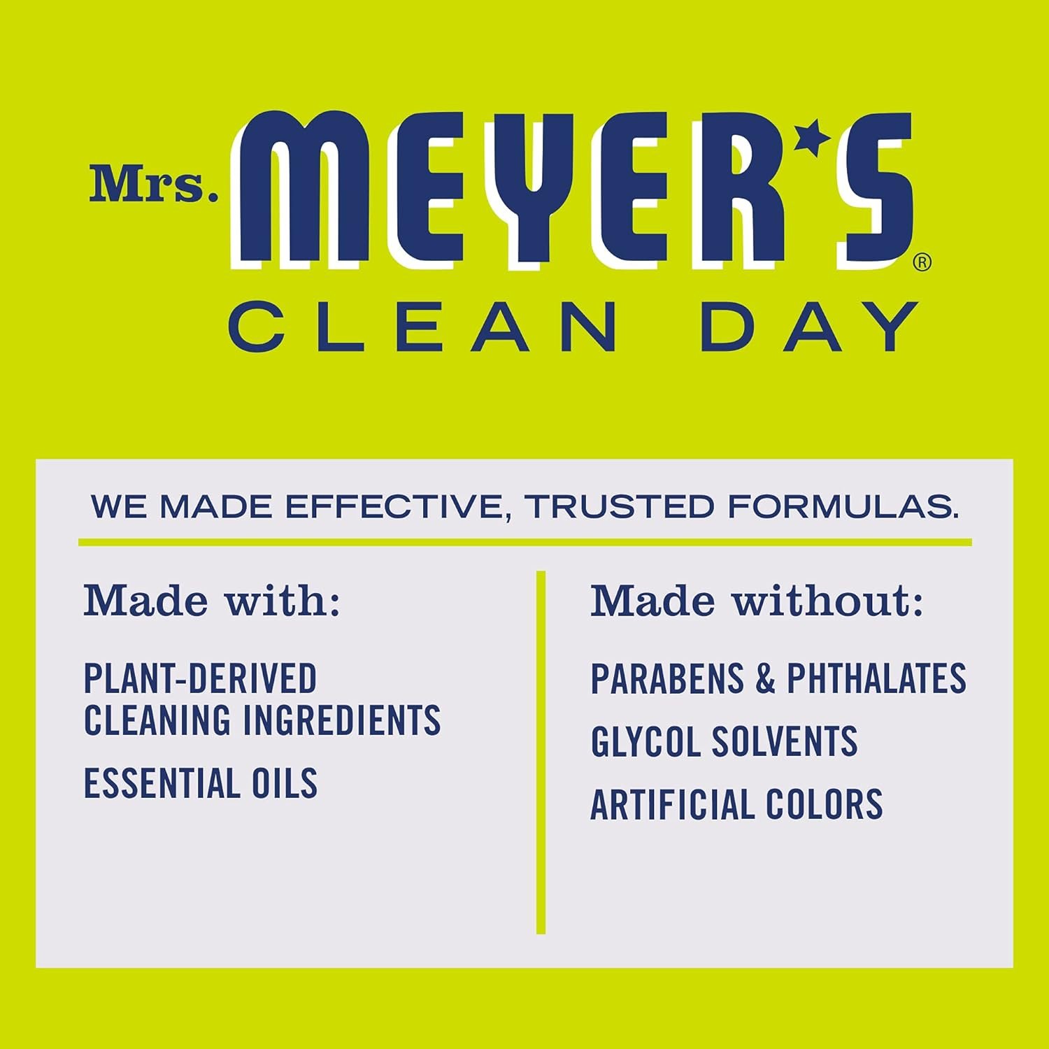 MRS. MEYER'S CLEAN DAY All-Purpose Cleaner Spray, Cruelty Free Formula, Lemon Verbena, 16 fl. oz - Pack of 3 - Image 6