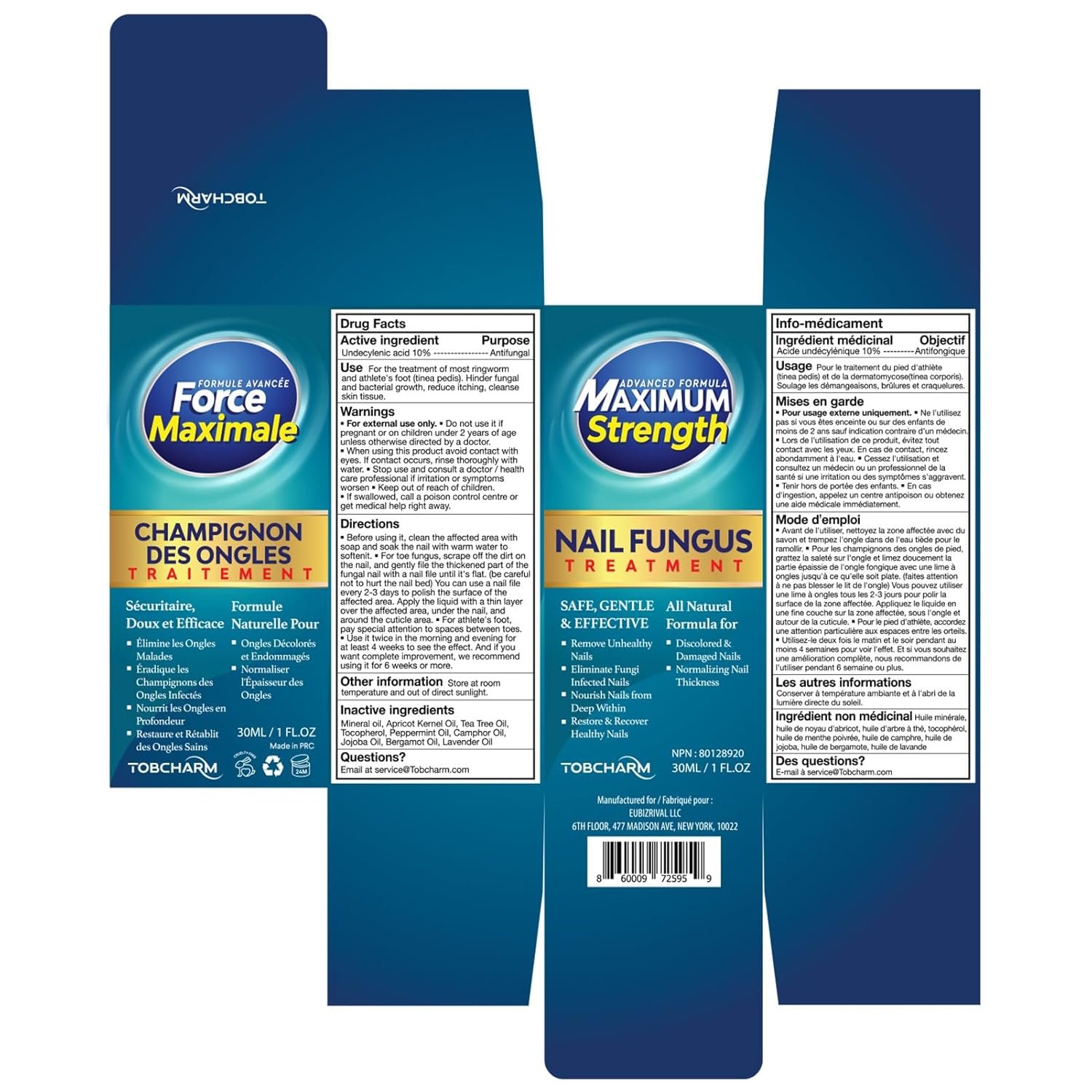 Toenail Fungus Treatment Extra Strength, Nail Fungus Treatment, Nail Fungus Treatment for Toenail & Fingernails, Fungal Nail Treatment for Toenails, Antifungal Nail Treatment for Broken Nail(1oz) - Image 10