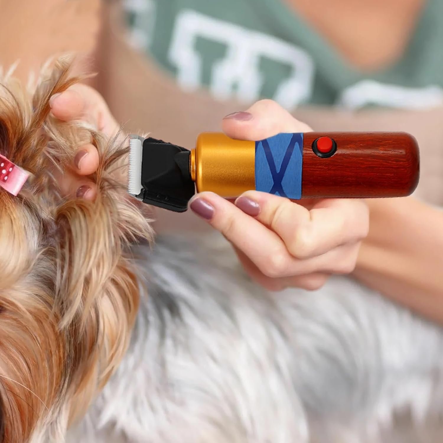 Pet Grooming Clippers 200W, Heavy Duty Dog Hair Trimmer Kit, Low Noise < 50db for American Farm Sheep Animal Fur Shaving Grooming Hair - Image 4