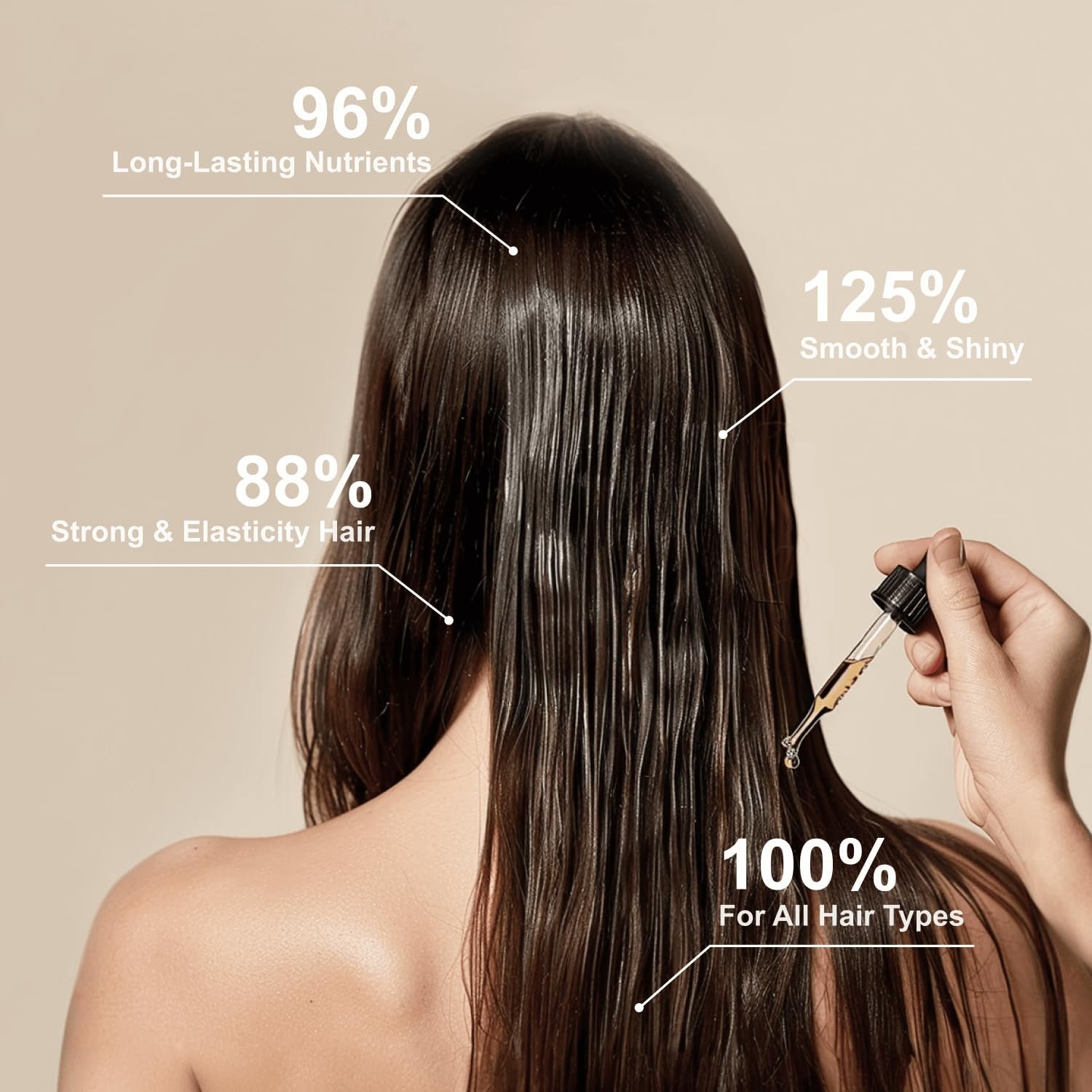 Rosemary Hair Growth Oil for Repairing Hair, Relieving Dryness and Split Ends - 2.1 fl oz - Image 5