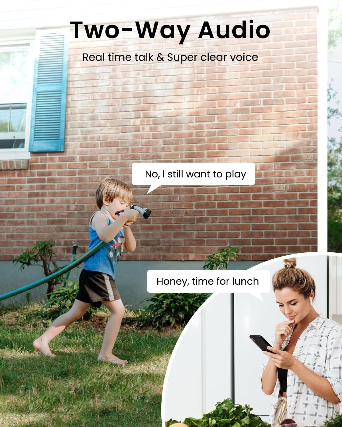 ANRAN 2K Cameras for Home Security Outside, Solar Security Cameras Wireless Outdoor, Battery Powered WiFi Surveillance with Human Detection, Color Night Vision, Spotlight, Works with Alexa (4 Pack) - Image 7