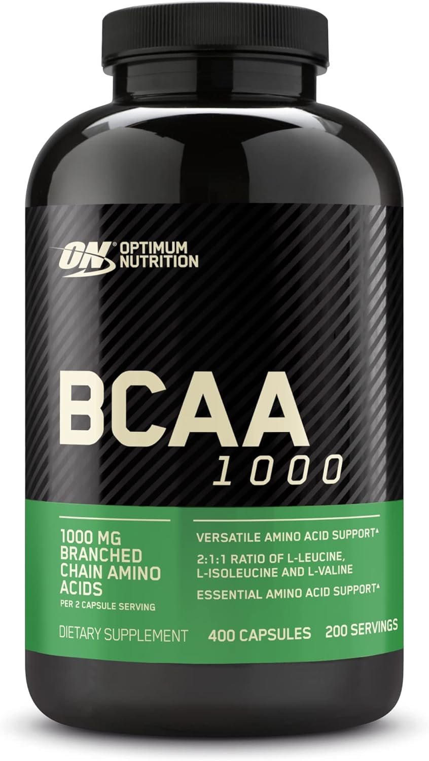 Optimum Nutrition Instantized BCAA Capsules, Keto Friendly Branched Chain Essential Amino Acids, 1000mg, 400 Count - Image 2