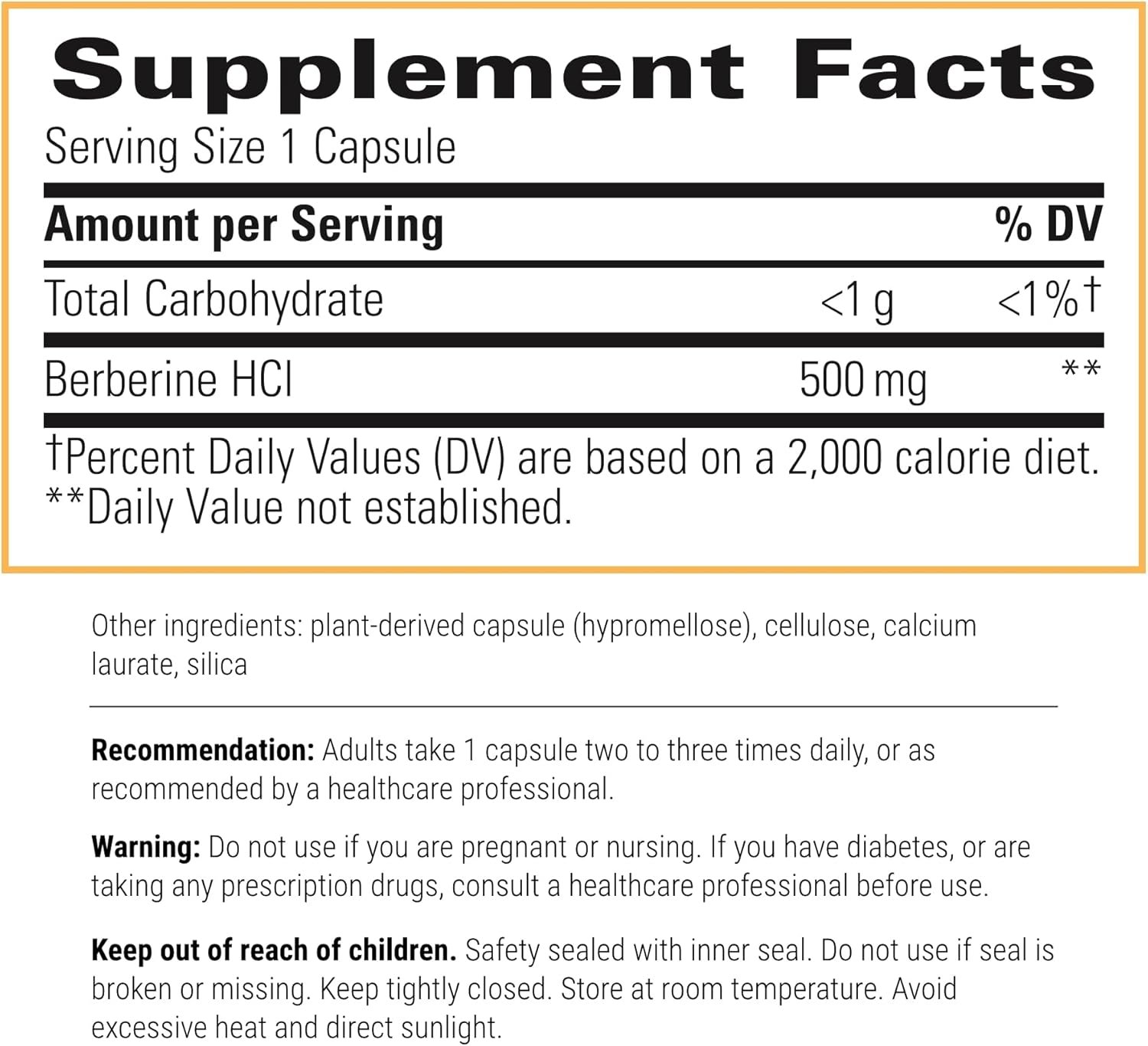 Integrative Therapeutics Berberine - 1000–1500 mg Daily - Berberine HCL Supplement for Metabolic Support* - Gluten-Free & Vegan Supplements for Men & Women - 60 Capsules - Image 3