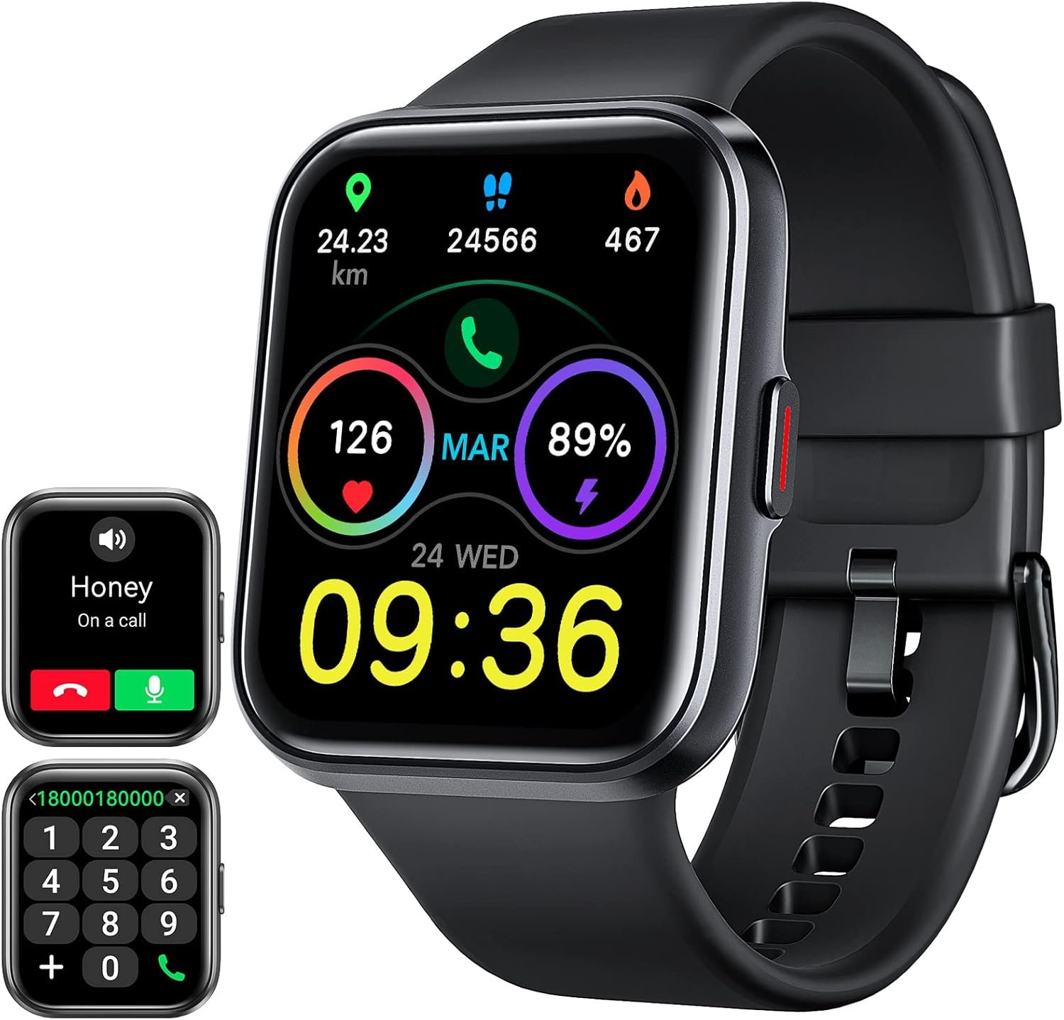 ENOMIR Smart Watch for Men Women(Answer/Make Call), Alexa Built-in,Fitness with Heart Rate SpO2 Sleep Monitor 100 Sports 5ATM Waterproof Activity Trackers and Smartwatches iOS&Android Phones - Image 2