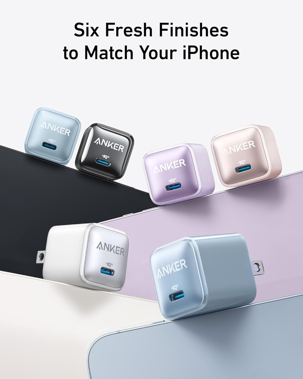 USB C Charger Block 20W, Anker 511 Charger (Nano Pro), PIQ 3.0 Compact Fast Charger for iPhone 16/16 Plus/16 Pro/16 Pro Max, 15/14/13 Series, Galaxy, Pixel 4/3, iPad (Cable Not Included) - Image 5