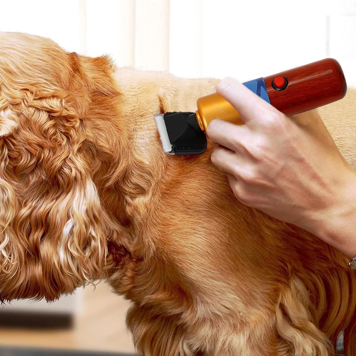 Pet Grooming Clippers 200W, Heavy Duty Dog Hair Trimmer Kit, Low Noise < 50db for American Farm Sheep Animal Fur Shaving Grooming Hair - Image 6