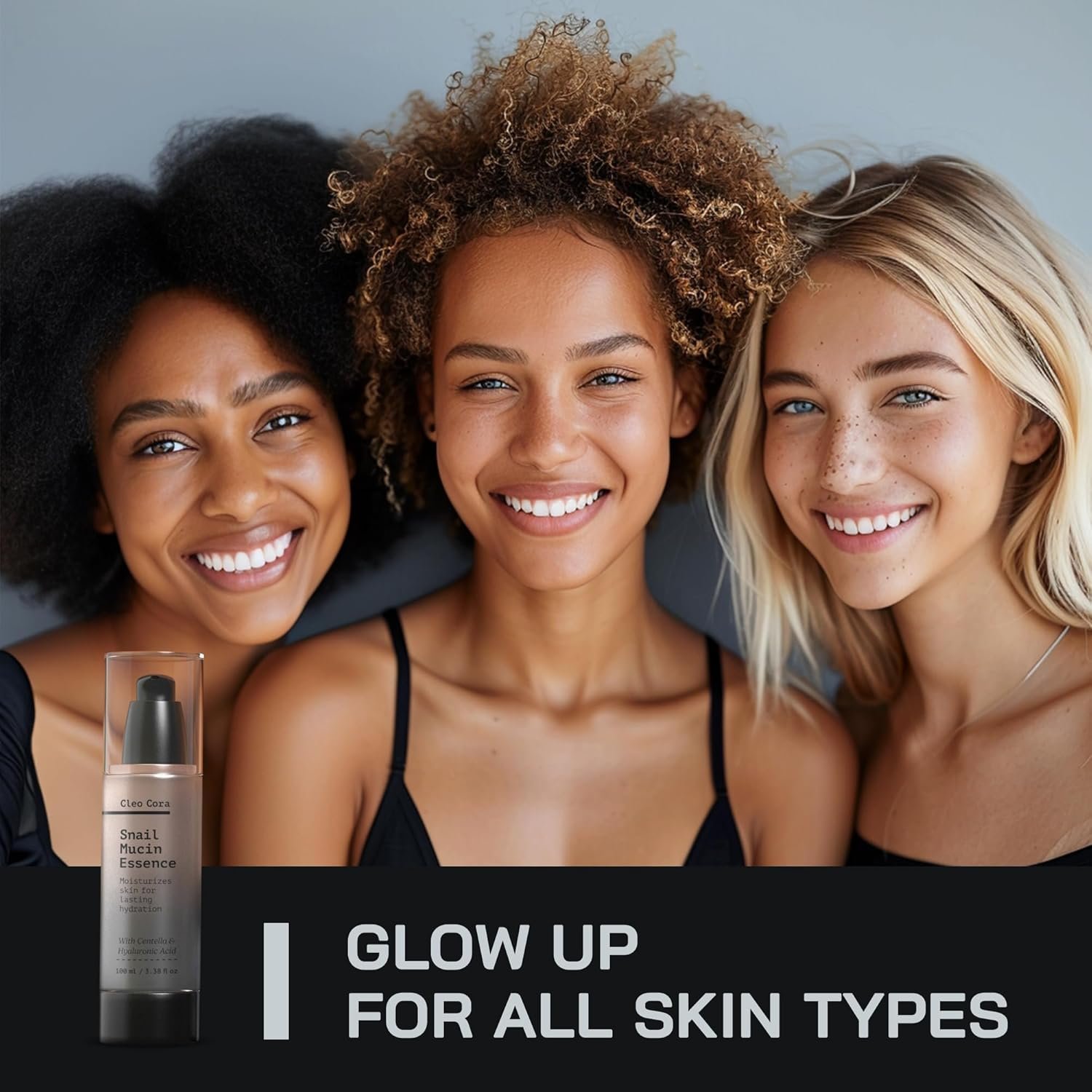 Snail Mucin Serum - Advanced Snail 96 Mucin Power Essence with Hyaluronic Acid & Centella - Skin Repair Hydrating & Moisturising Face Serum for Women - 3.38 Fl. oz 100 ml - Cruelty Free Skincare - Image 5