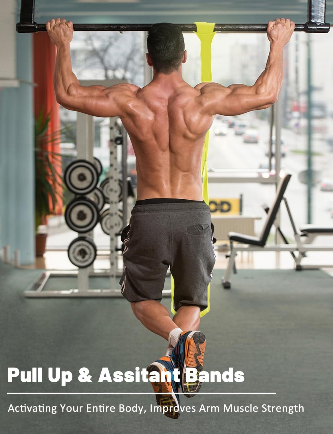 Resistance Bands, Pull Up Bands - Workout Bands, Eexercise Bands, Long Resistance Bands for Working Out, Fitness, Training, Physical Therapy for Men Women - Image 5