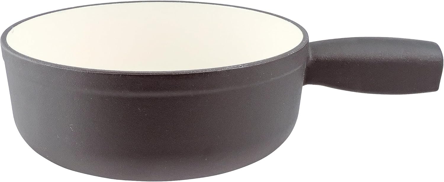 Swissmar KF-66513 Lugano 2-Quart Cast Iron Cheese Fondue Set, 9-Piece, Matte Black - Image 5