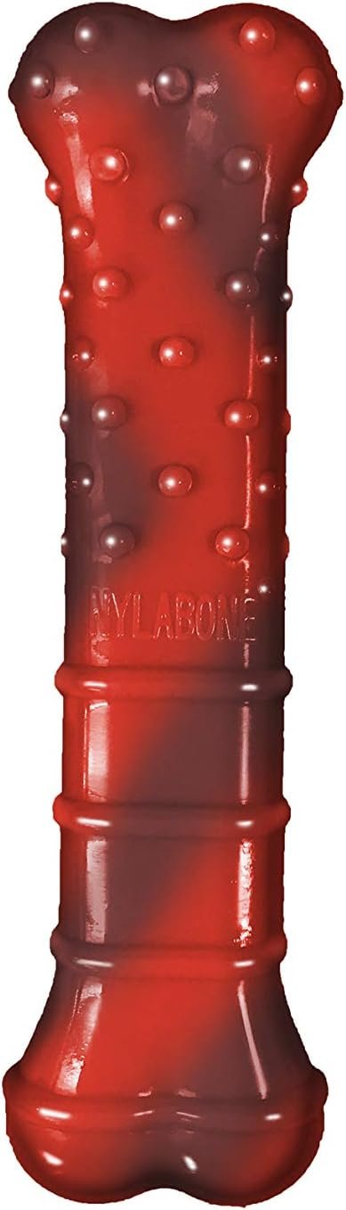 NylaDental Bone Power Chew Flavor Frenzy Dental Bone Chew Toy for Dogs, Indestructible Chew Toys for Aggressive Chewers, Beef Jerky Flavor, X-Small/Petite - Up to 15 lbs. (1 Count) - Image 8