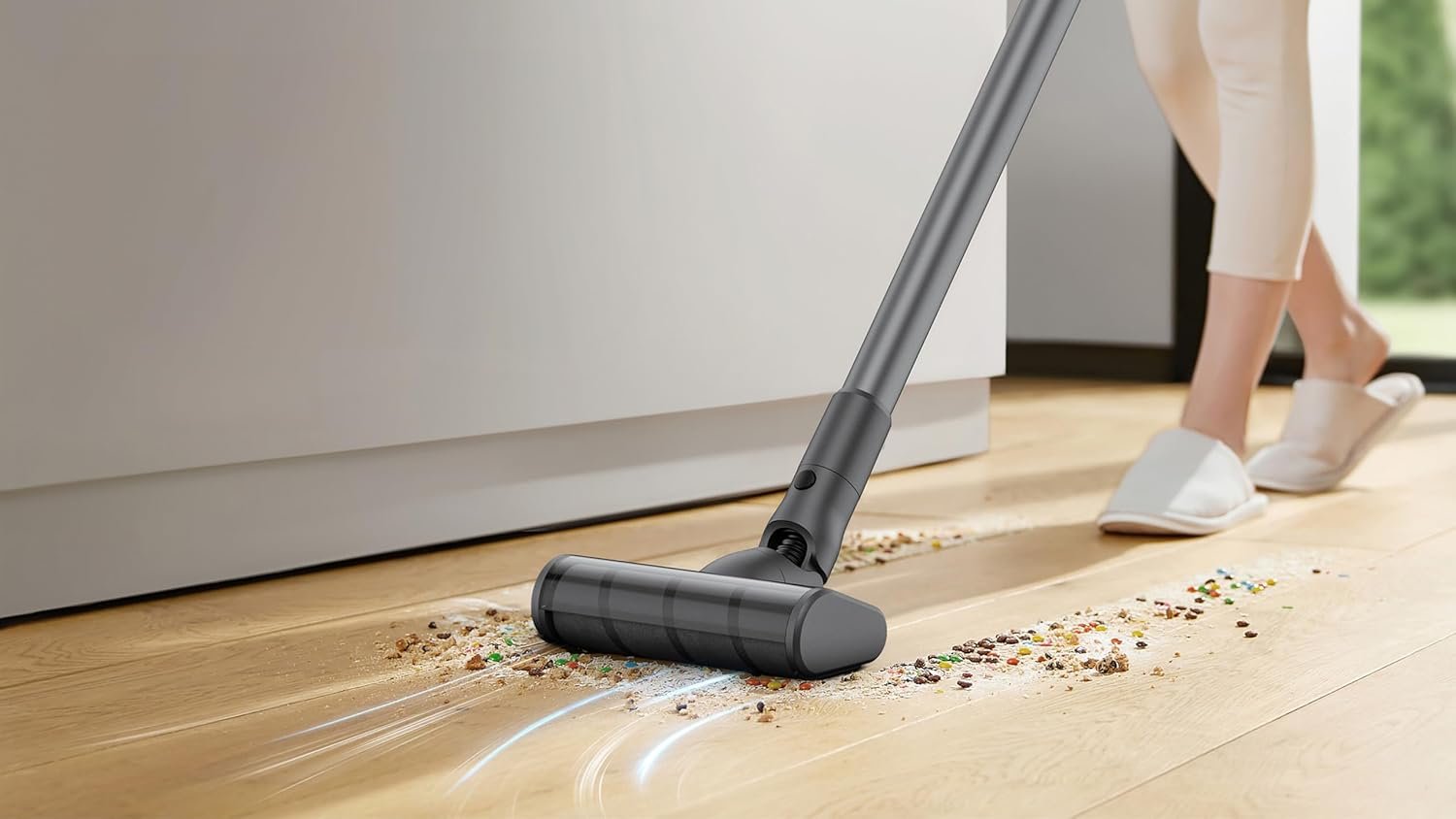 Aspira Pro Cordless Home & Car Vacuum Cleaner | Hand Held Vacuum Cleaner with Base Stand - Rechargeable & LED Indicator Light – Portable Cleaning - Car Home Pet Office, Gray - Image 5