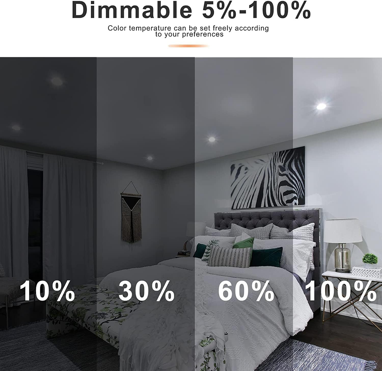 OHLUX Smart WiFi Flood Light Bulbs E26 Base 900Lumen (100W Equivalent),10W BR30 LED Bulb Compatible with Alexa, Google Home, Siri, 2700K-6500K Dimmable, Indoor use (No hub Required) - 8Pack - Image 6