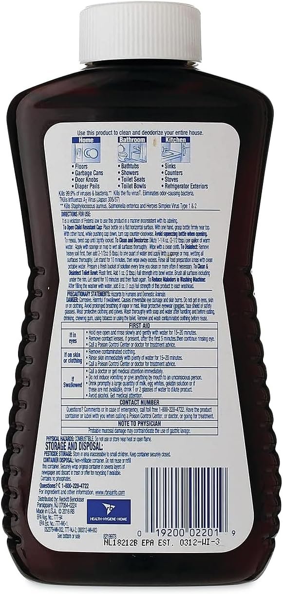 Lysol 2201 Brand Concentrate Original Scent 12 Oz (Pack of 6) - Image 4