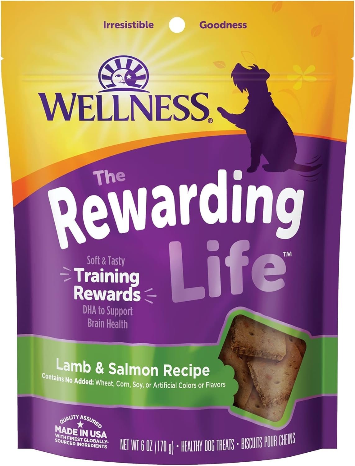 Wellness Dog Food and Treats Trial Bundle: Complete Health Dry Food, Whitefish 5lb & Rewarding Life Soft Treats, Lamb and Salmon - Image 3