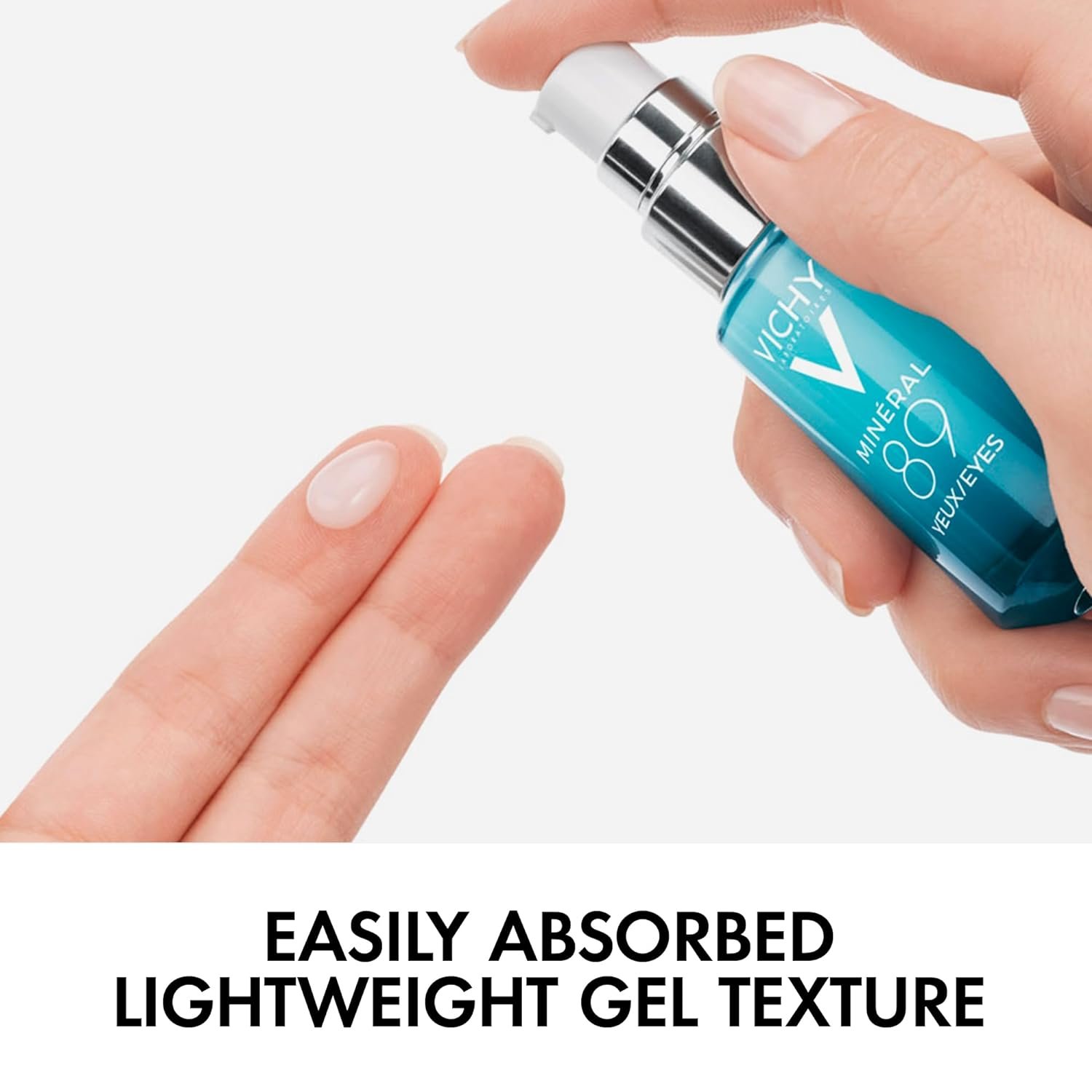 Vichy Mineral 89 Eye Serum | Hyaluronic Acid + Caffeine Eye Cream | Under Eye Cream For Dark Circles | Under Eye Brightener | Hydrating Eye Cream | Eye Puffiness Reducer | Opthalmologist Tested - Image 5