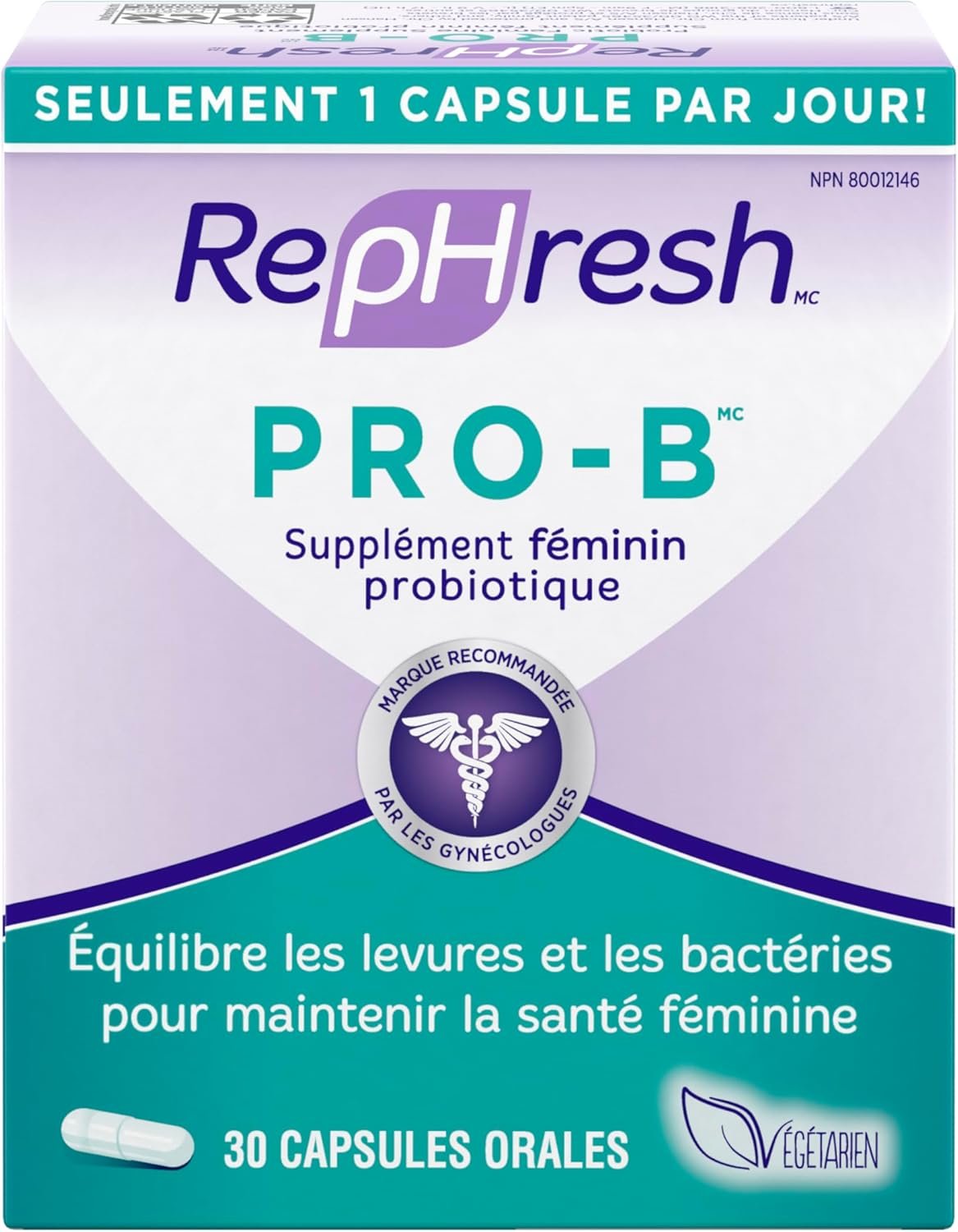 Rephresh Pro-B Probiotic Supplement for Women, 30 Oral Capsules - Image 3