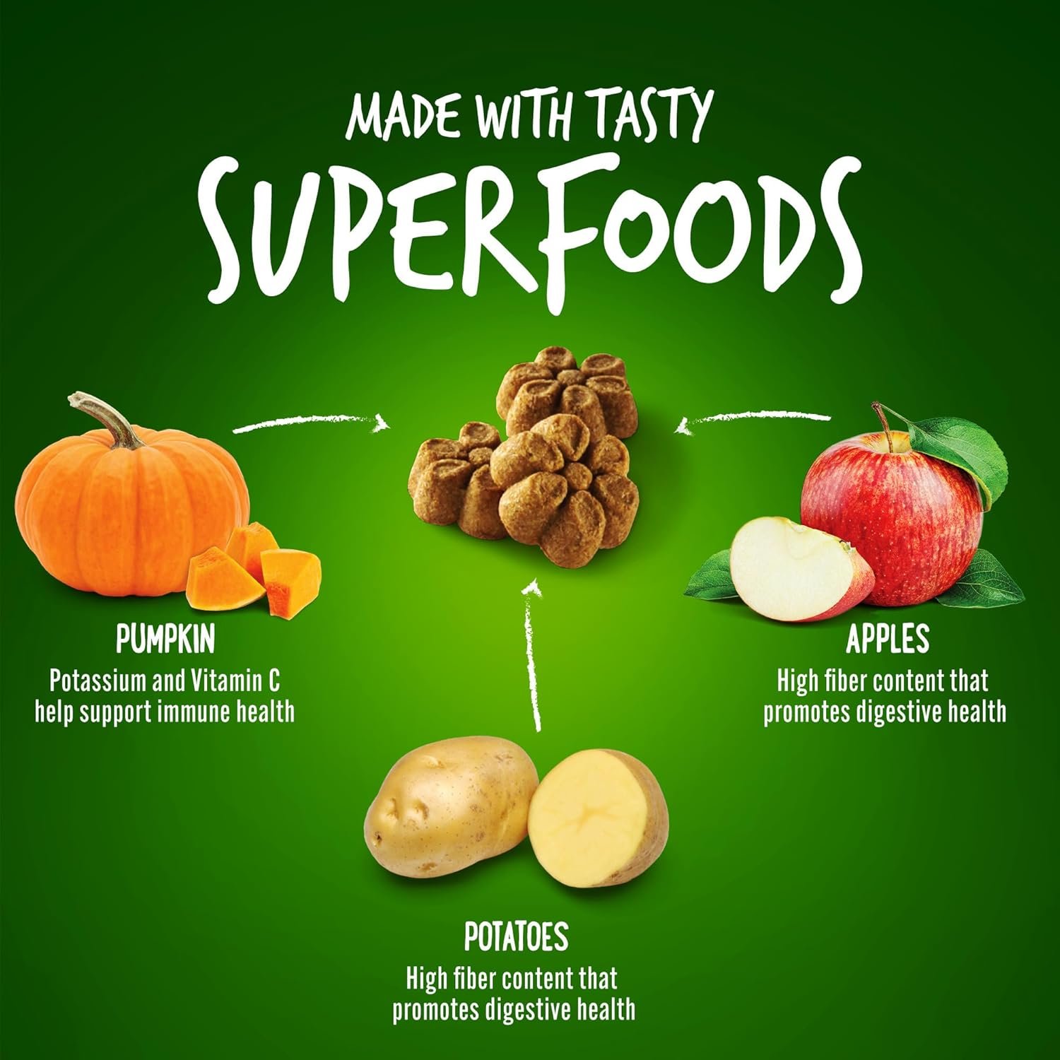 Fruitables Baked Dog Treats – Pumpkin Treats for Dogs – Healthy Low Calorie Treats – Free of Wheat, Corn and Soy – Pumpkin and Apple Dog Treats – 12 Ounces - Image 6