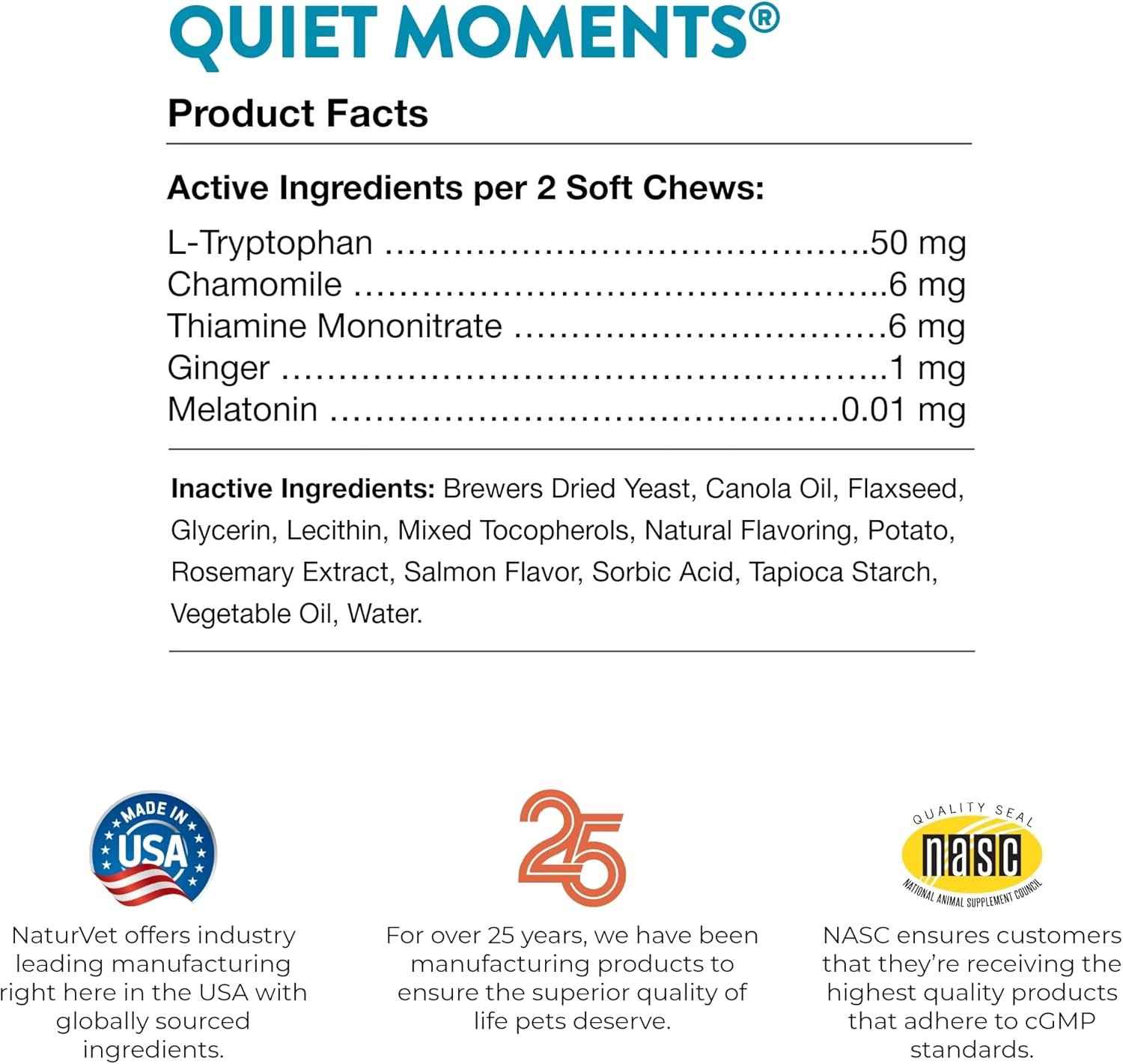 NaturVet –Quiet Moments Calming Aid for Cats Plus Melatonin – 60 Soft Chews – Helps Reduce Stress & Promote Relaxation – Great for Storms, Fireworks, Travel & Grooming - Image 9