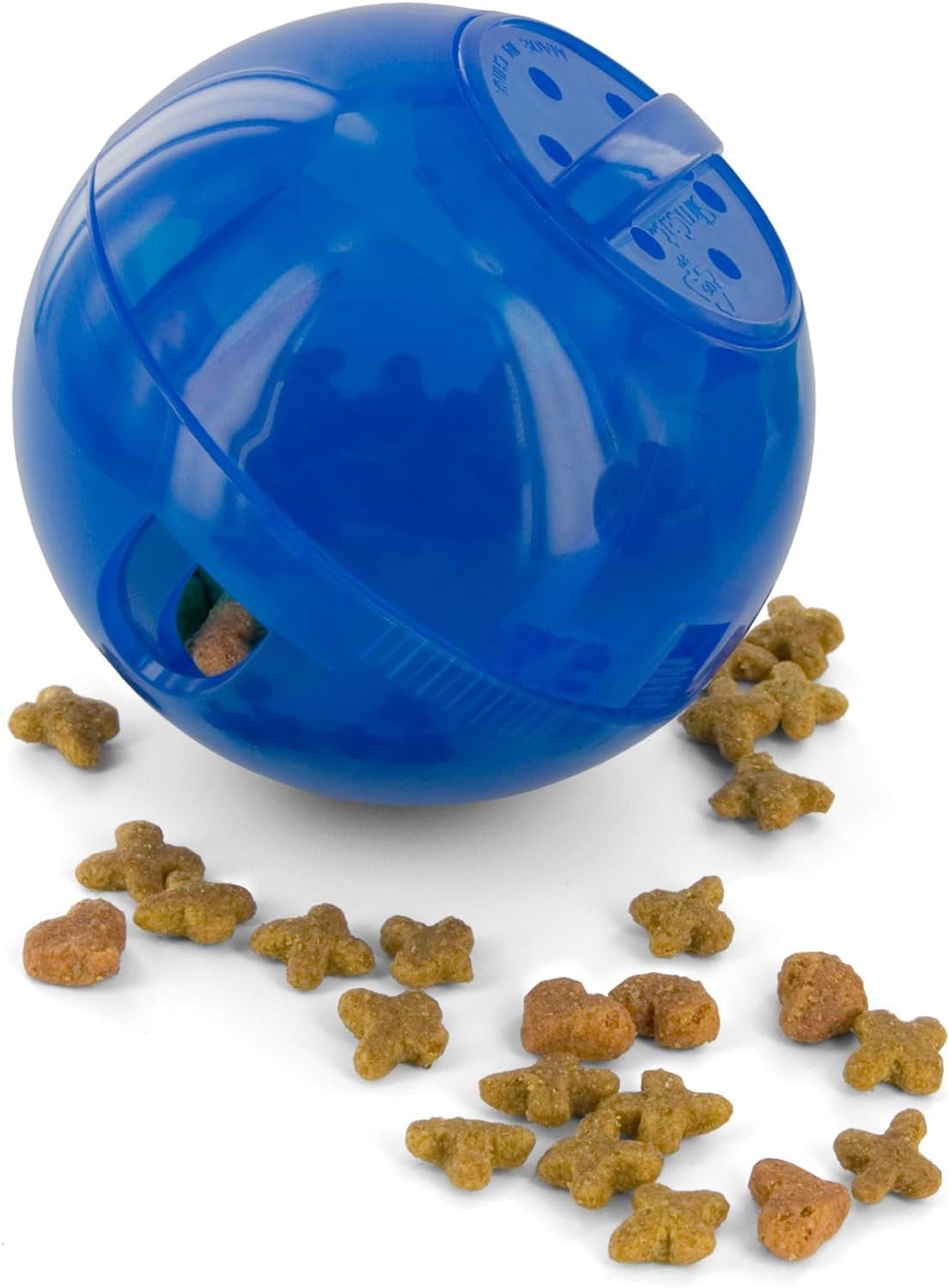 PetSafe Slimcat Feeder Ball - Interactive Game for Your Cat - Fill with Food and Treats - Blue - Image 2