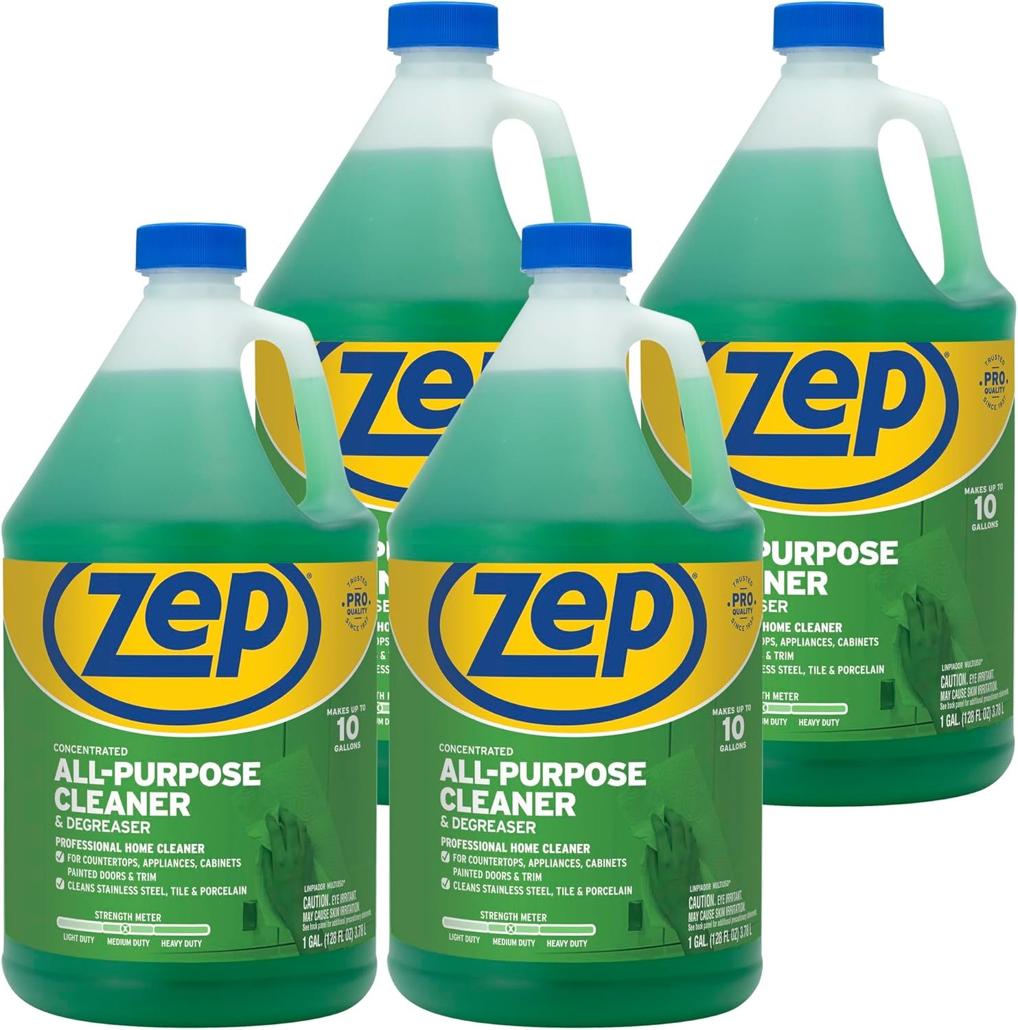 Zep Concentrated All-Purpose Cleaner and Degreaser - 1 Gallon (Case of 4) - ZU0567128 - Cuts Through Grease, Grime and Dirt With Ease, For Professional. Commercial and Household Use - Image 2