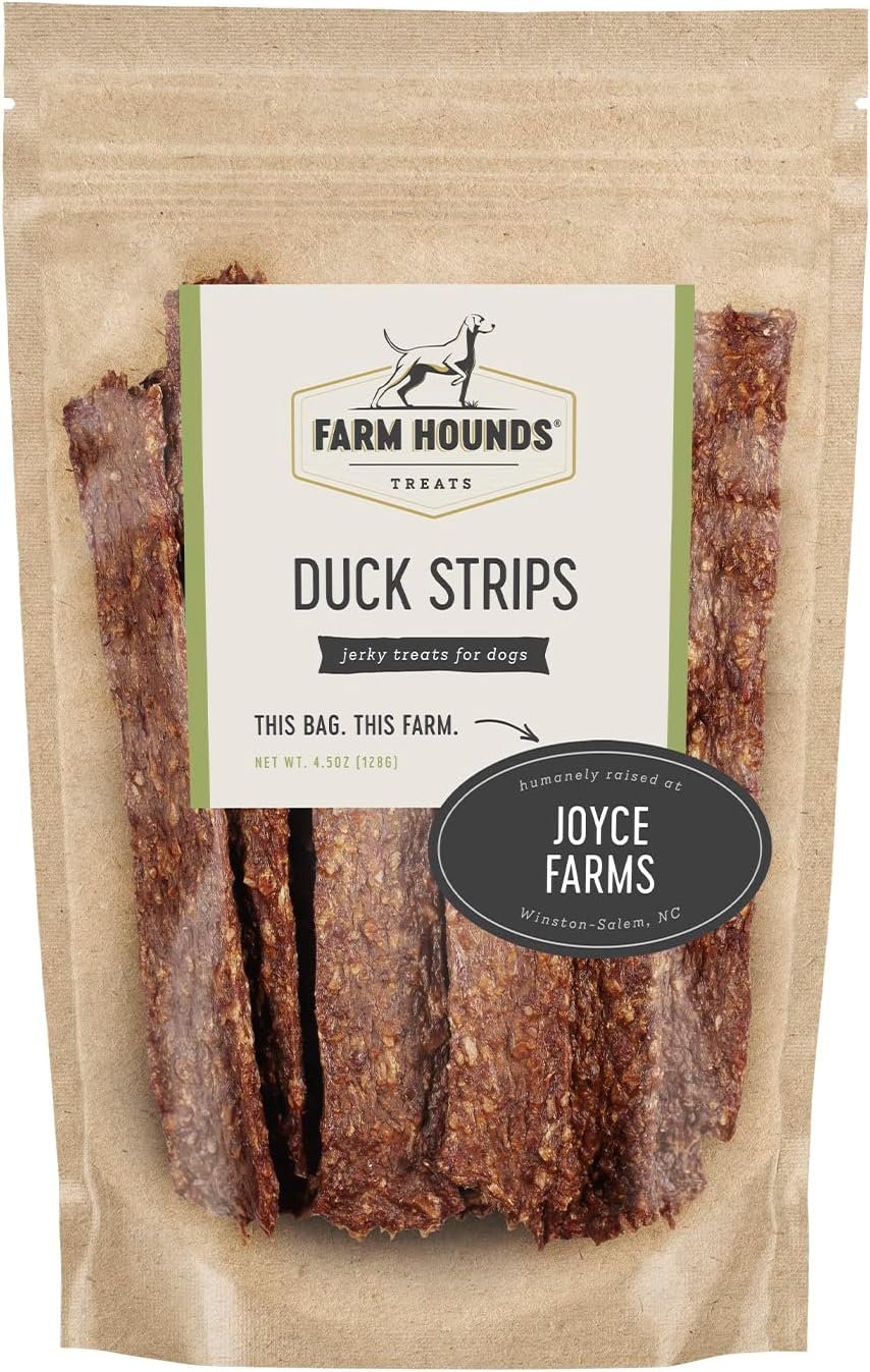 Farm Hounds - Duck Strips - Premium Natural Duck Jerky for Dogs - Made from 100% Humanely Raised Duck - Break-to-Size - Great for Training & Treats - No Added Fillers - Made in USA - 4.5 oz - 1 Pack - Image 2