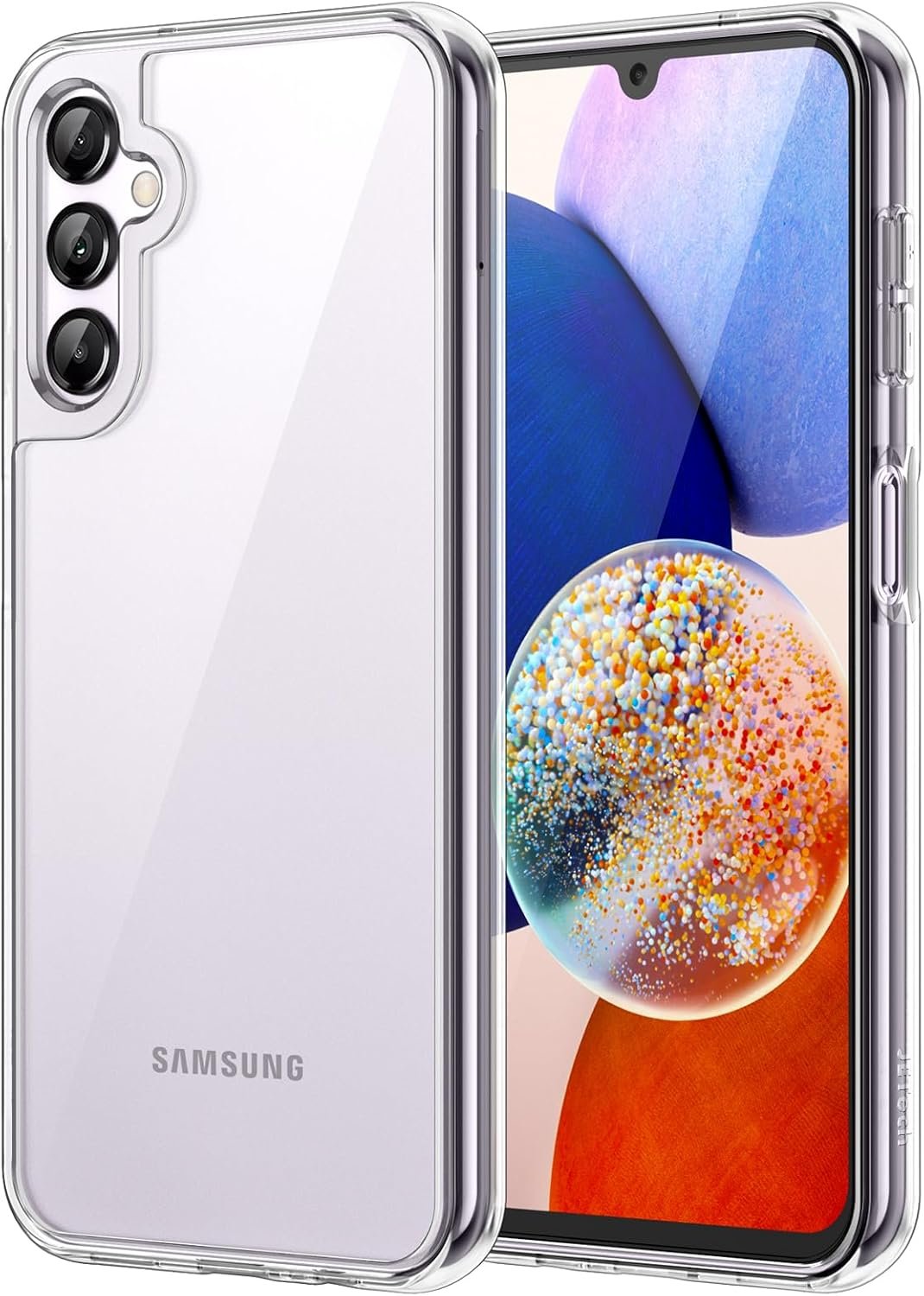 JETech Case for Samsung Galaxy A14 4G/5G 6.6-Inch, Non-Yellowing Shockproof Bumper Protective Phone Cover, Anti-Scratch Hard PC Back (Clear) - Image 2