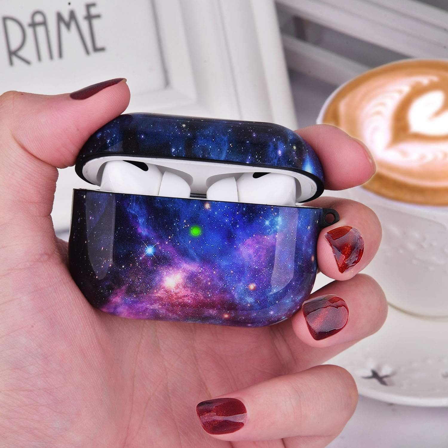 CAGOS for Airpod Pro Case, Cute Airpods Pro 2nd/1st Generation Case Cover Hard TPU Protective iPod Pro Case with Keychain Accessories for Women Men - Image 5