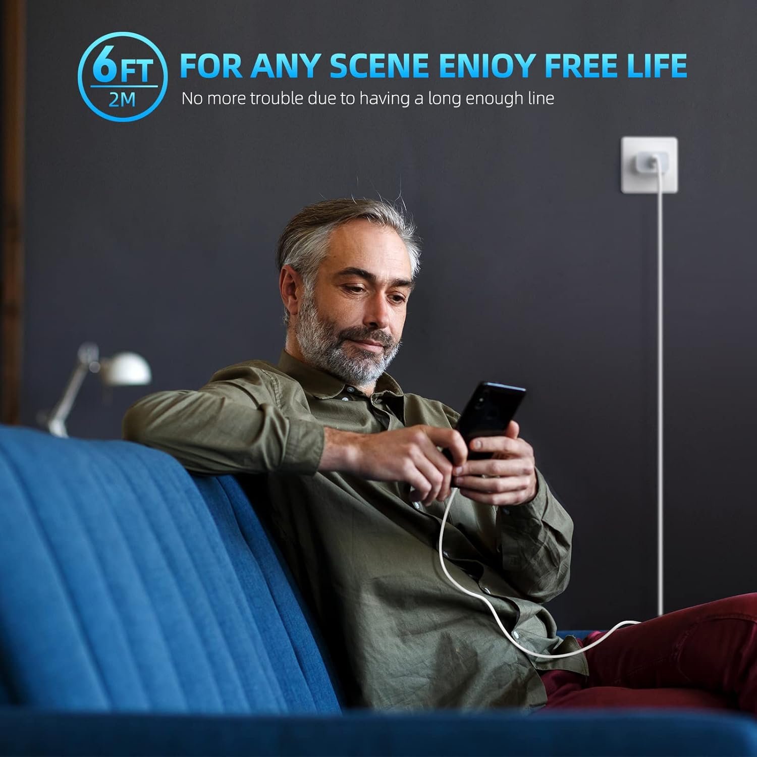 【Apple MFi Certified】iPhone Charger Fast Charging,3Pack Apple Charger Adapter Super Fast Charger iPhone 6FT USB C to Lightning Cable Cord for iPhone 14 Pro Max/14 Plus/13 MiNi/13/12/11/10/X/SE/AirPods - Image 9