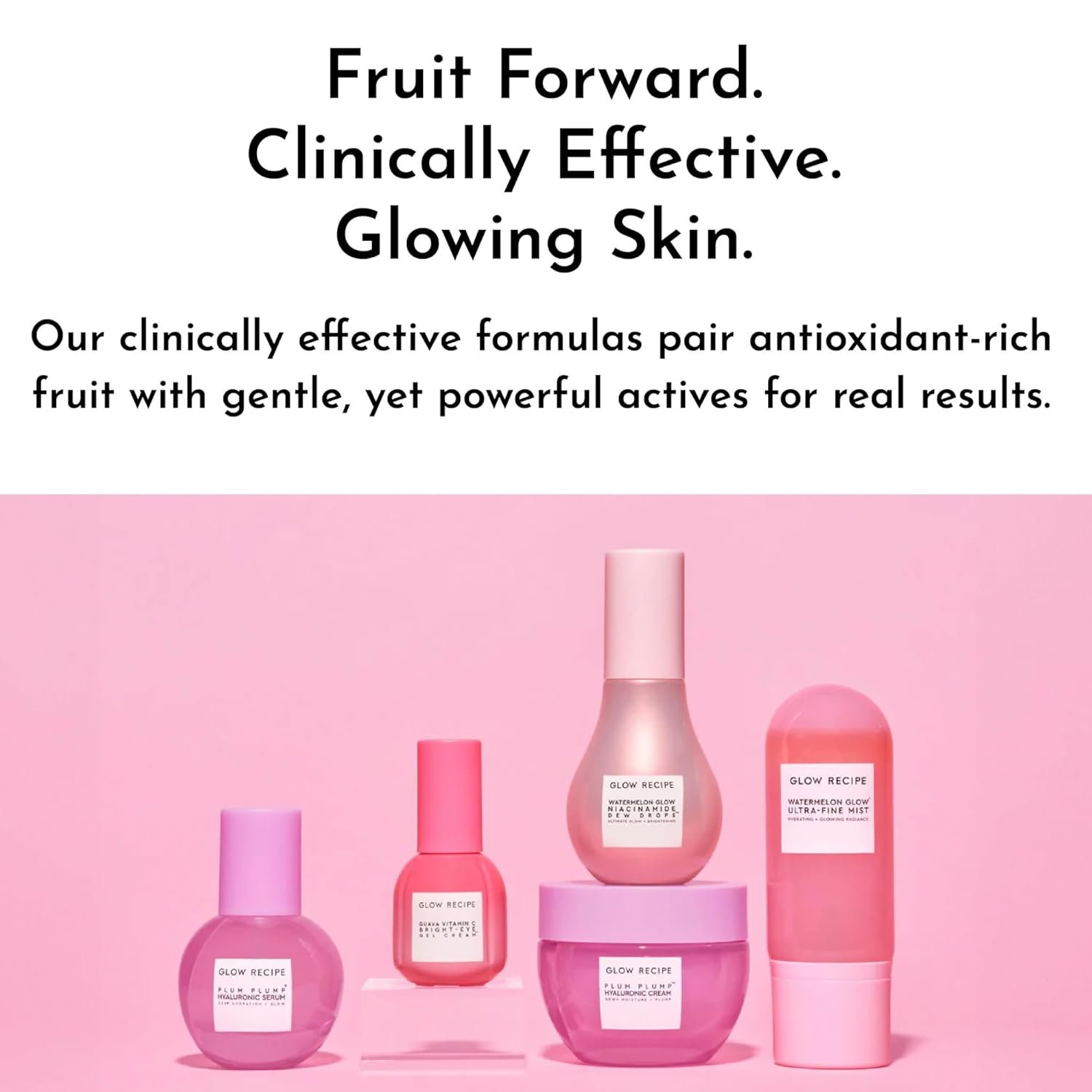 Glow Recipe Watermelon Glow Ultra-Fine Facial Mist Spray - Hyaluronic Acid Face Mist for Fresh + Glowing Skin - Hydrating Face Mist with Hibiscus AHA + Vitamin E - Watermelon Glow Face Spray (2.5 oz) - Image 7