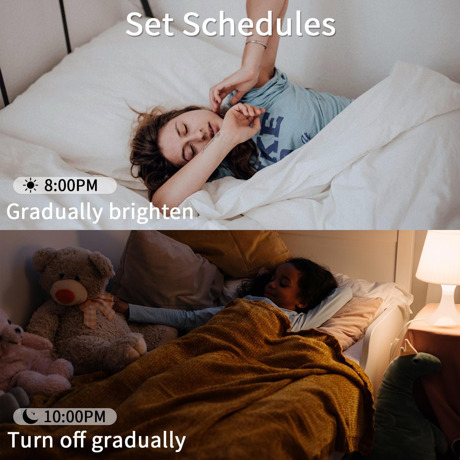 Bluetooth Tuya Smart Life App Light Bulb, A19 E26 LED Bulbs Dimmable and CCT + Full RGB Color Changing Lighting Bulbs 800LM 60W Equivalent 1 Pack(Don't Support WiFi/Alexa) - Image 9