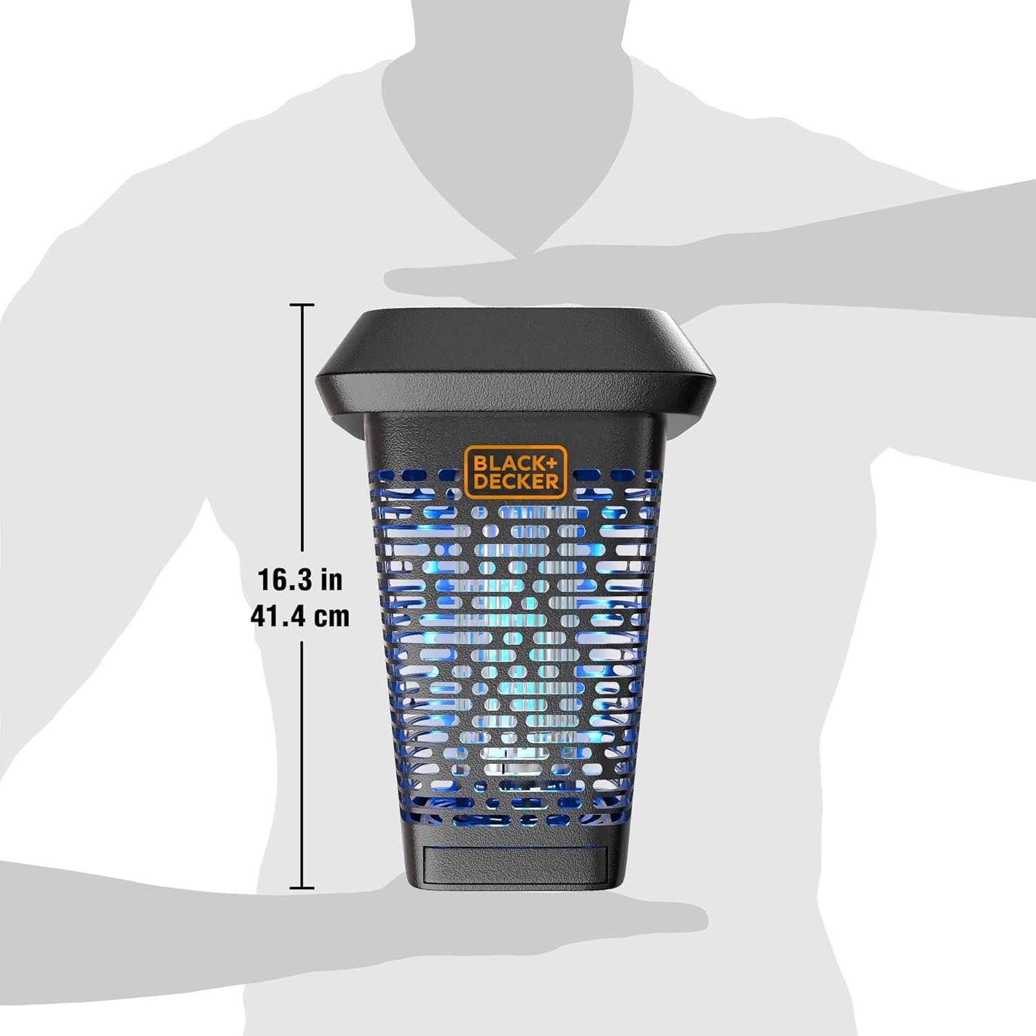 BLACK+DECKER Bug Zapper Indoor- Mosquito Zapper- Mosquito Killer- Fly Zapper 1 Acre Outdoor Coverage for Home, Garden & More, Free Bulb Included - Image 5