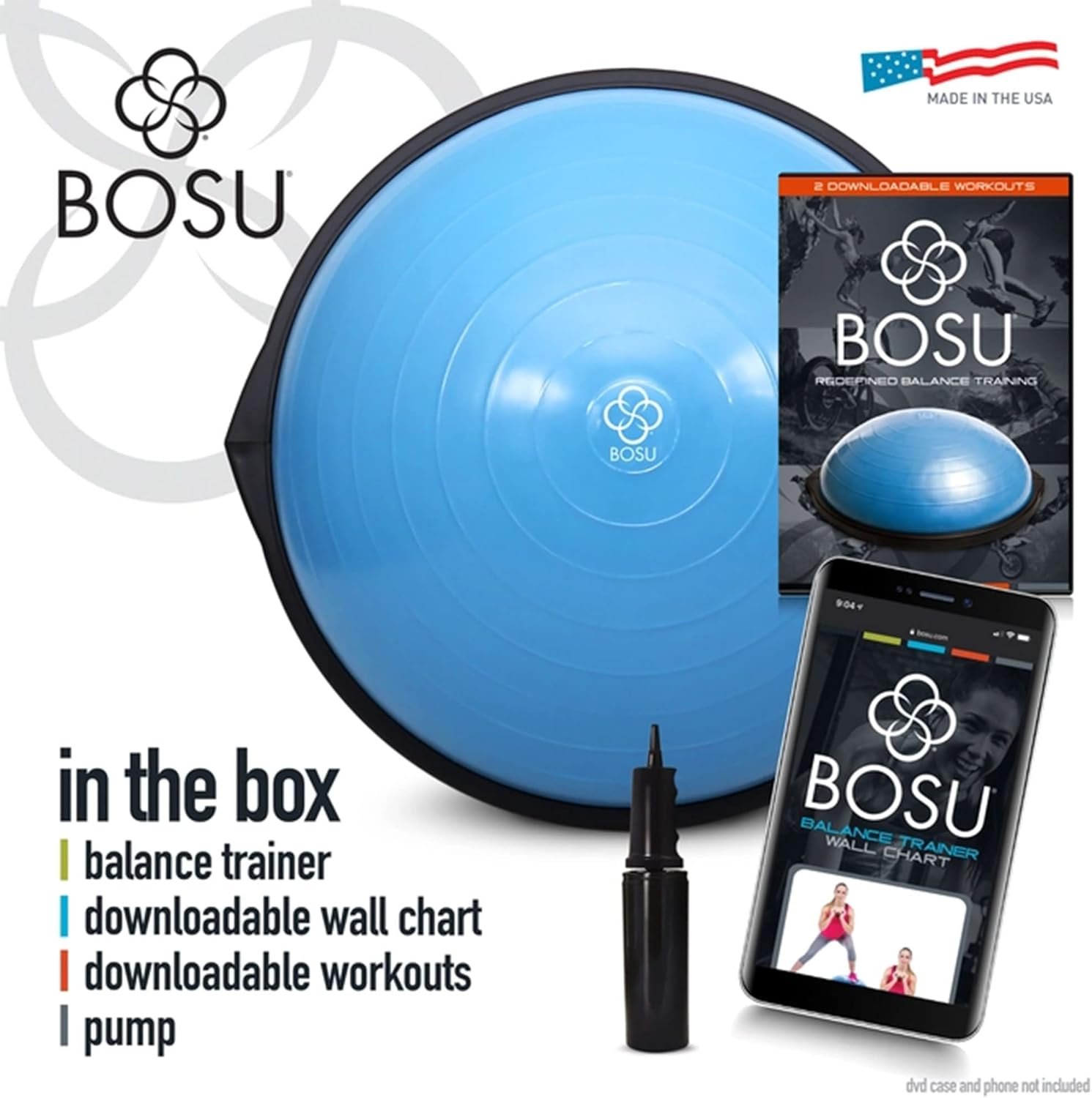 Bosu Home Gym Equipment The Original Balance Trainer 26 Inch Diameter - Image 6