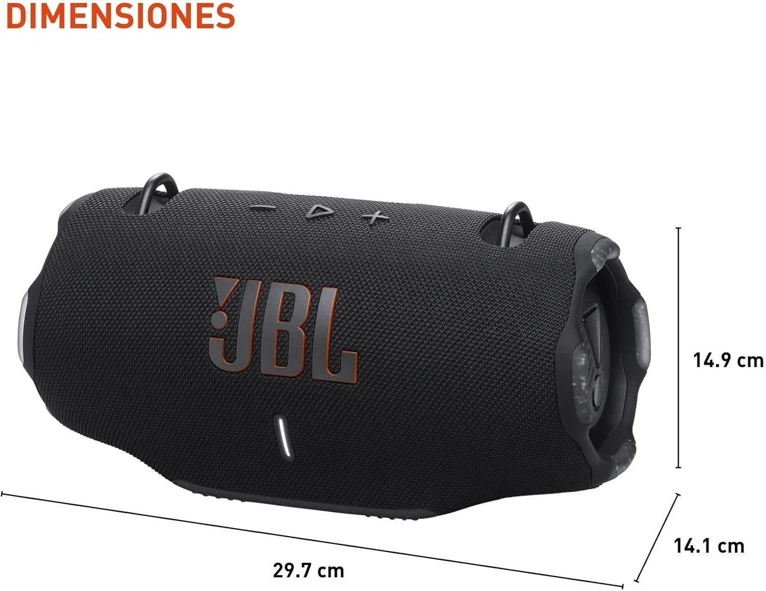 JBL Xtreme 4 - Portable Bluetooth Speaker, Powerful Sound and Deep Bass, IP67 Waterproof, 24 Hours of Playtime, Powerbank, PartyBoost for Multi-Speaker Pairing (Black) - Image 4