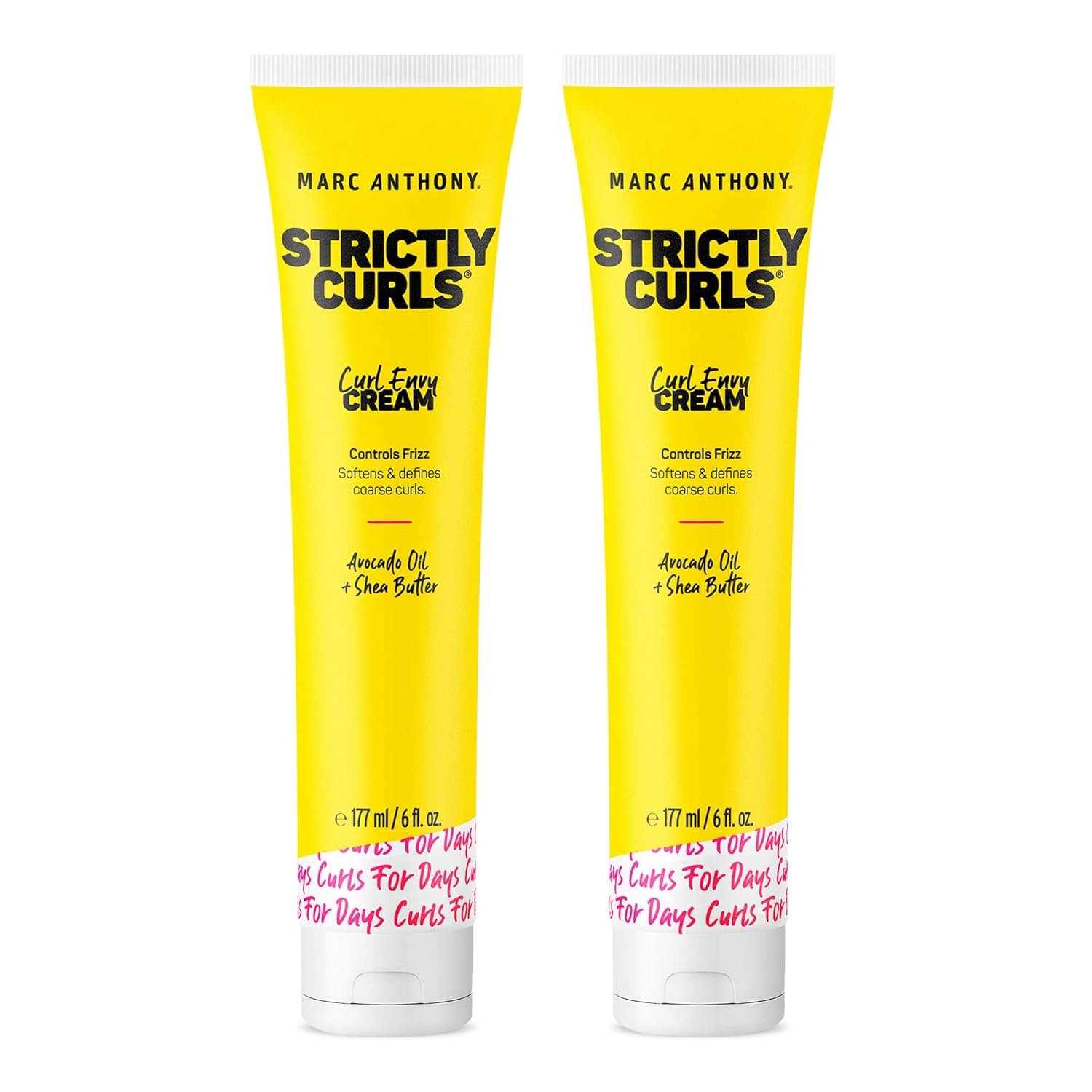 Marc Anthony Curl Cream with Shea Butter & Oils Defines & Softens Curly & Wavy Hair & Leave-In Conditioner Spray & Detangler, Grow Long Biotin - Anti-Frizz Deep Conditioner - Image 3