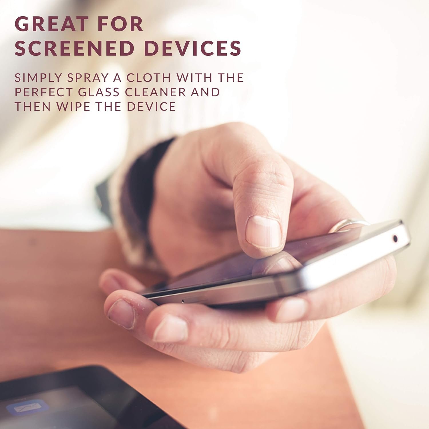 HOPE'S Perfect Glass Cleaner Spray, Streak-Free, Ammonia-Free Window, Mirror, Screen, Tinted Glass, and Shower Door Cleaner, Indoor and Outdoor Glass Surfaces, 32 Fl Oz, Pack of 1 - Image 5