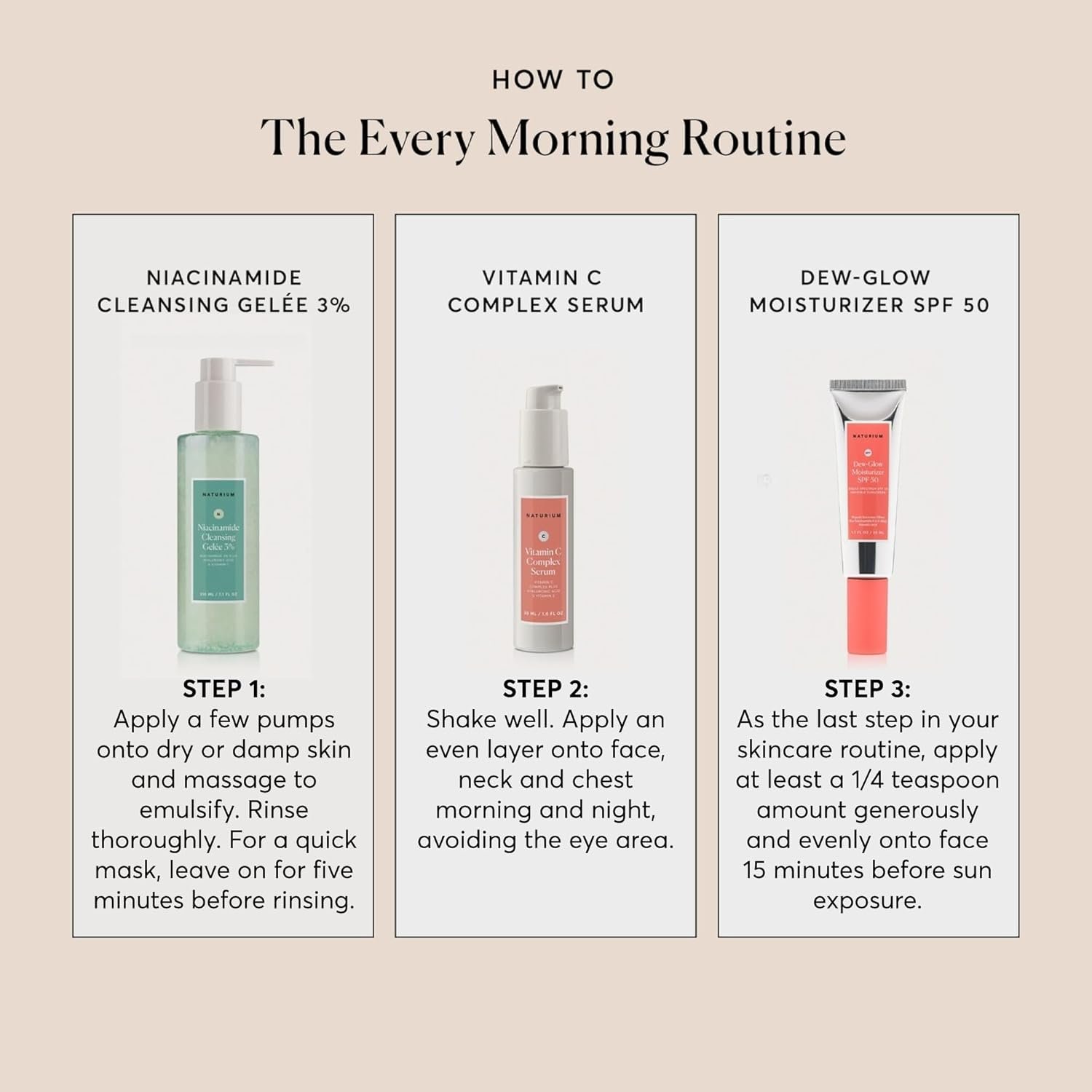 Naturium Vitamin C Complex Face Serum, Anti-Aging Facial Treatment with Hyaluronic Acid & Vitamin E, 1 oz - Image 7