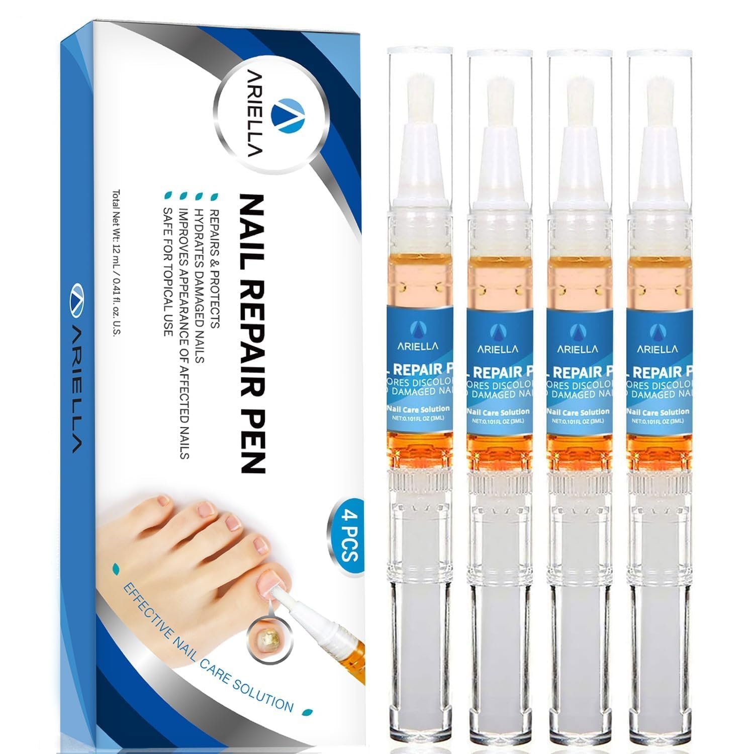 Toenail Fungus Treatment Extra Strength: Nail Fungus Treatment for Toenail - Fungal Nail Repair Pen 4 Packs - Image 2