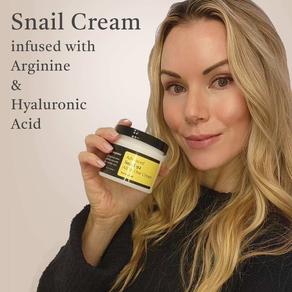 FORMULAB Advanced Snail 92 All In One Cream, New 2024, Snail Mucin Moisturizer Face Cream, Revitalizing Snail Cream for Face Moisturizer for Dry Skin 4oz - Image 6