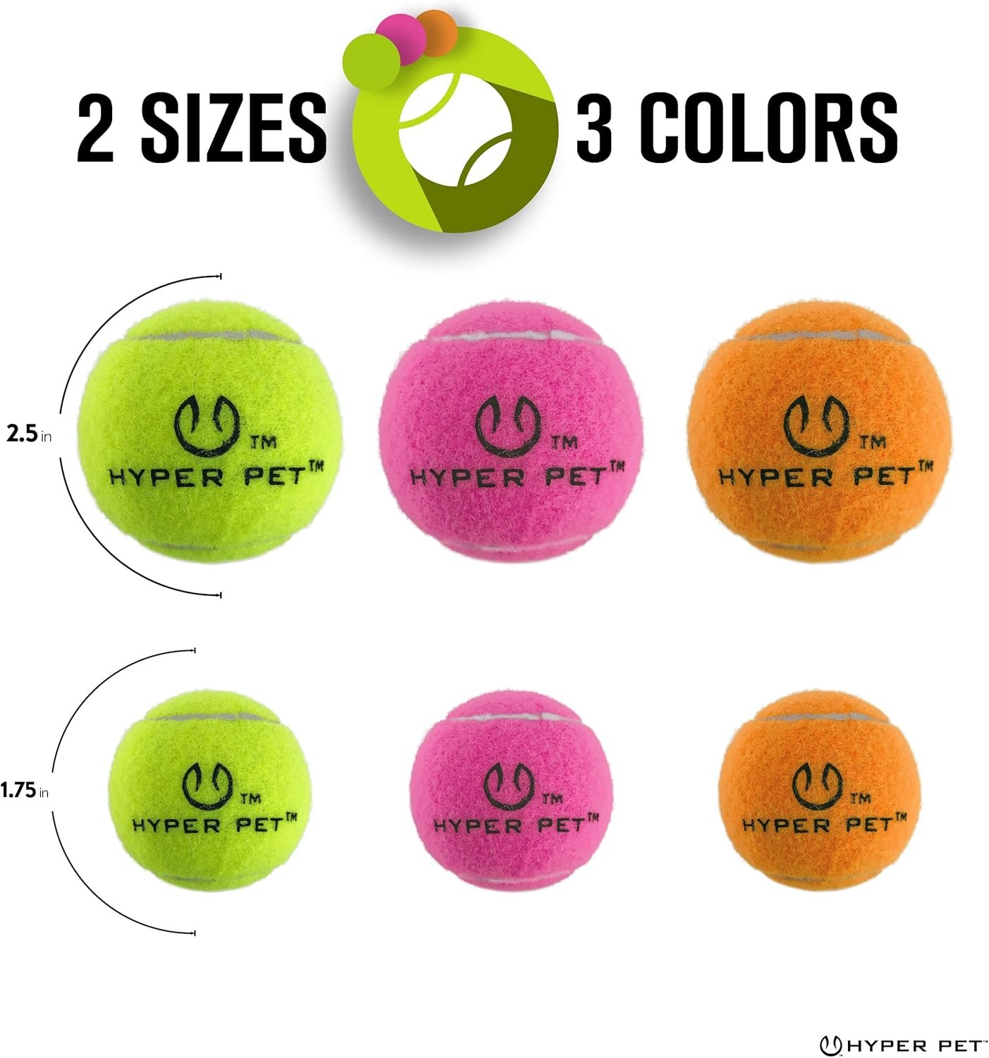 Hyper Pet MINI Tennis Balls for Dogs (Pet Safe Dog Ball Dog Tennis Balls for Exercise & Training) Dog Ball Interactive Dog Toys work with Hyper Pet K9 Kannon MINI Dog Ball Launcher - 4 Pack MINI Pink - Image 6