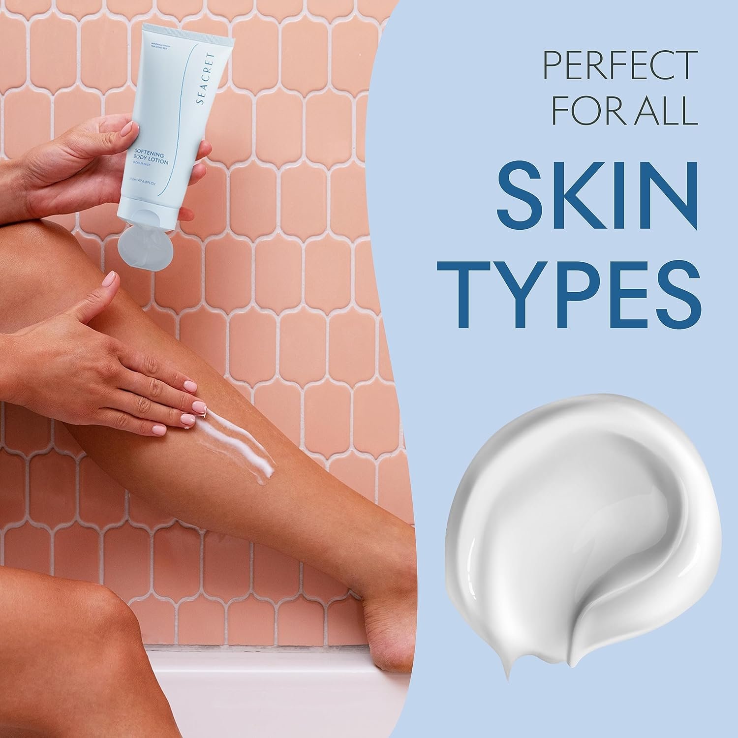 SEACRET Body Lotion - Moisturizer for Dry Skin, Enriched with Minerals from the Dead Sea, Scented, 6.8 FL.OZ - Image 5