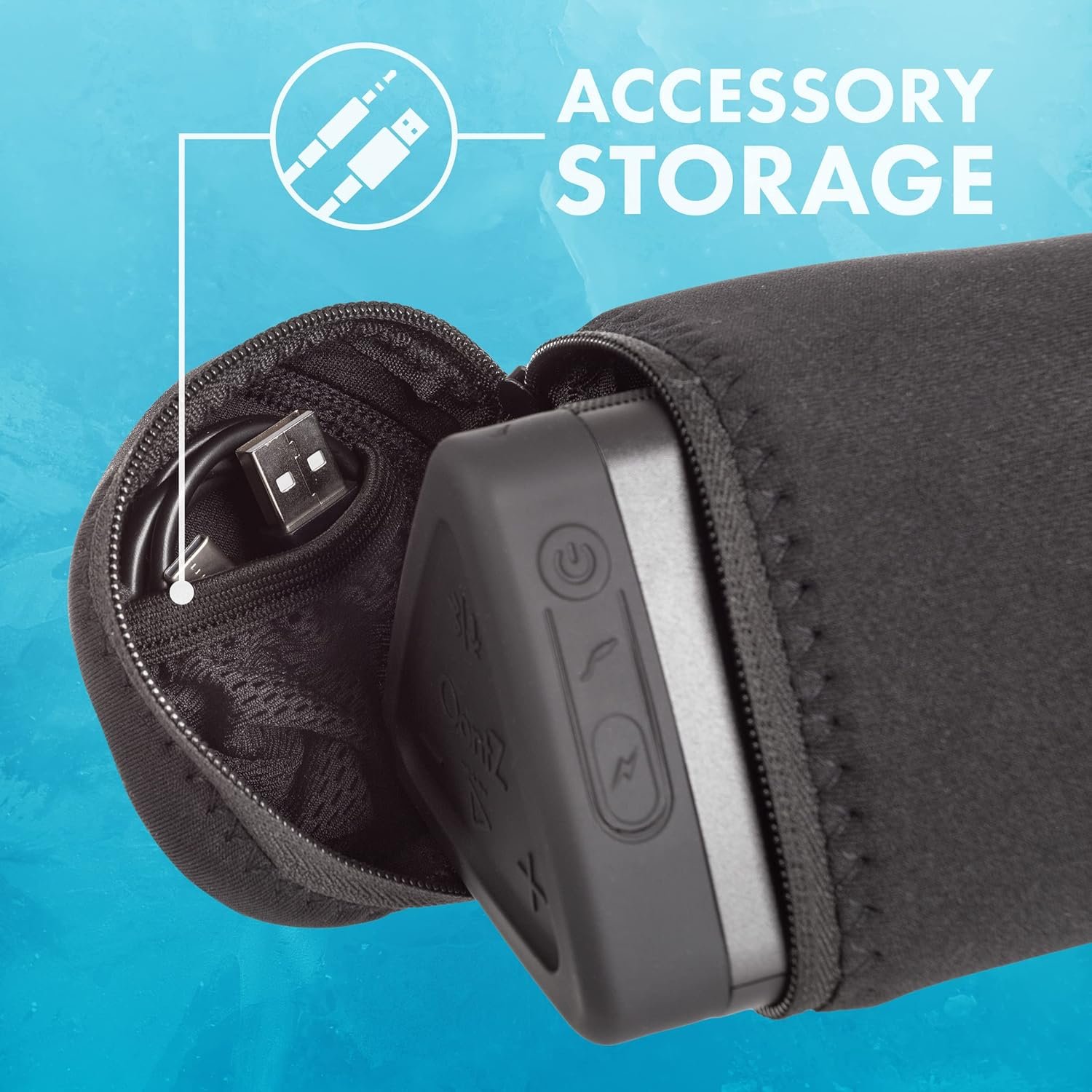 OontZ Golf-Edition Bluetooth Speaker, Portable Wireless Bluetooth 5.0 Action Sports Speaker, 10 Watts, up to 100 ft Bluetooth Range, Loud Portable Bluetooth Speaker with Official Carry Case - Image 9