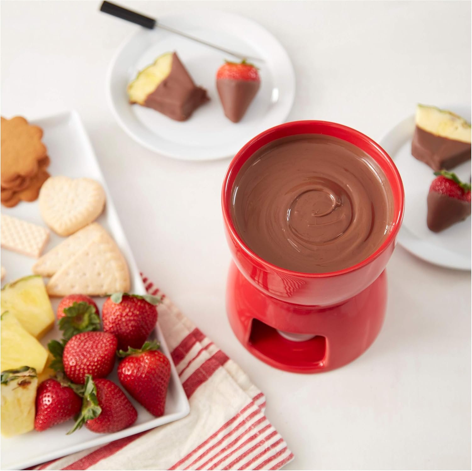 Wilton Ceramic Fondue Set - Image 6