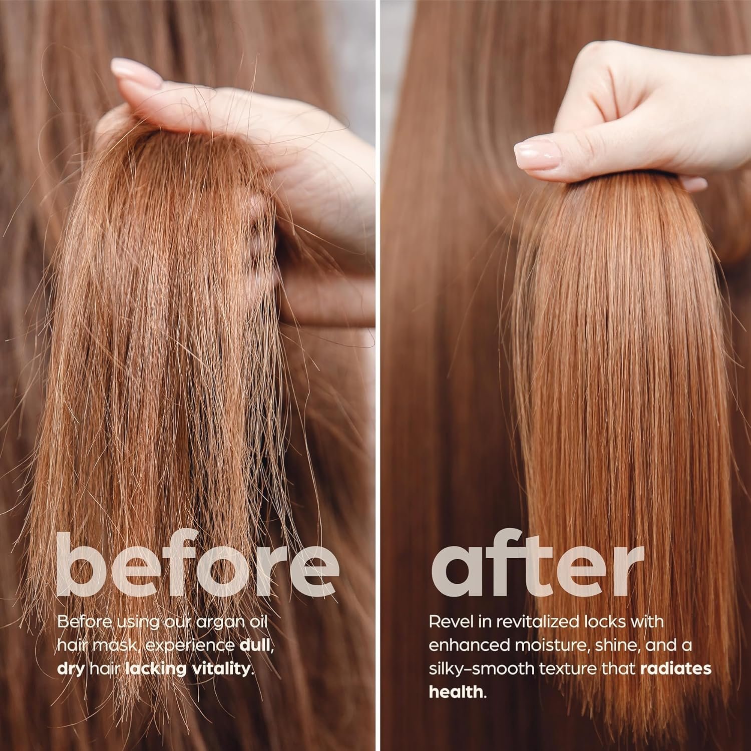 Artnaturals Argan Hair Mask Conditioner - (8 Oz/226g) - Deep Conditioning Treatment - Organic Jojoba Oil, Aloe Vera & Keratin - Repair Dry, Damaged, Color Treated, Natural Hair Growth - Sulfate Free - Image 6