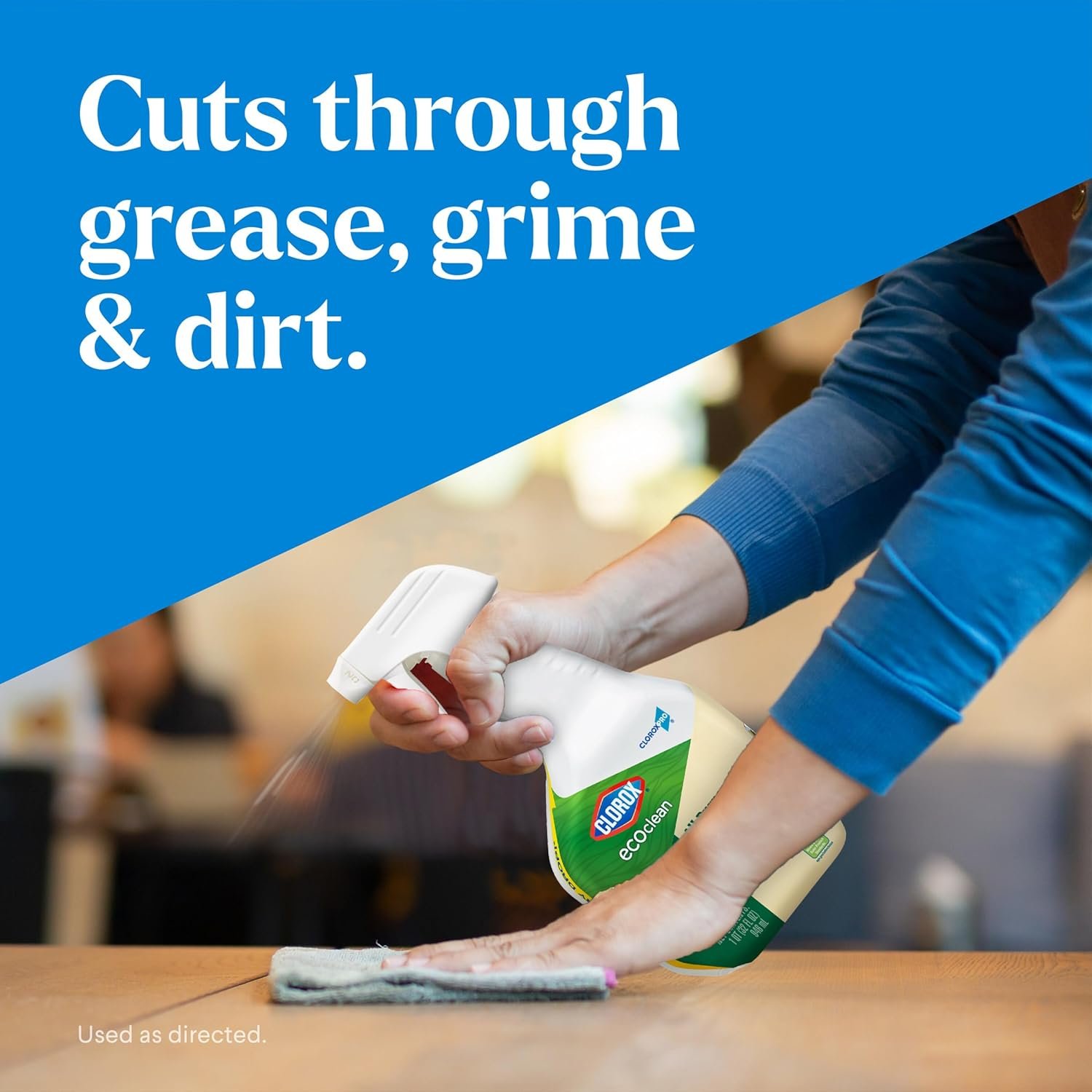 CloroxPro Clorox EcoClean All-Purpose Cleaner Spray Bottle, 32 Fluid Ounces, Pack of 9 - Image 3