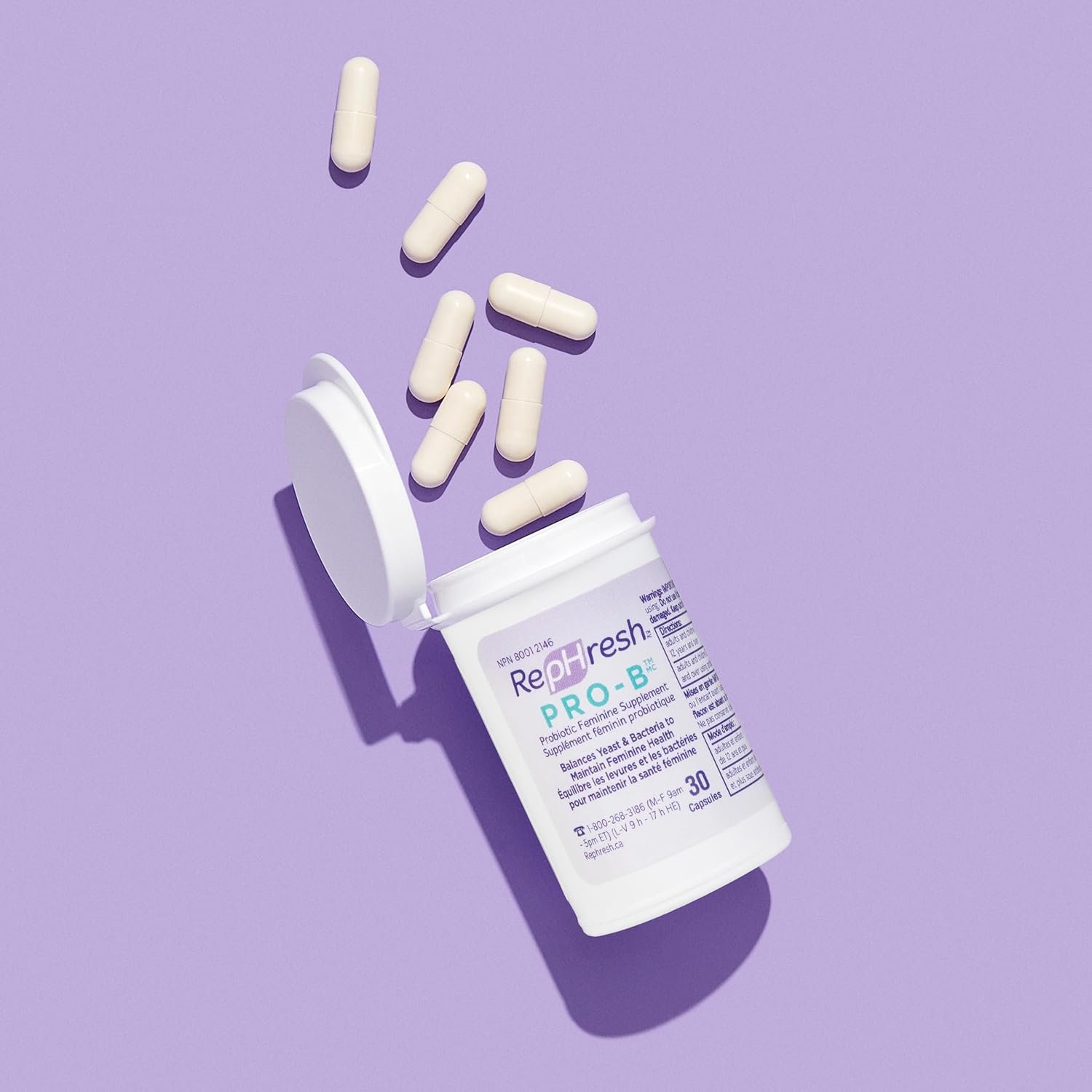 Rephresh Pro-B Probiotic Supplement for Women, 30 Oral Capsules - Image 6