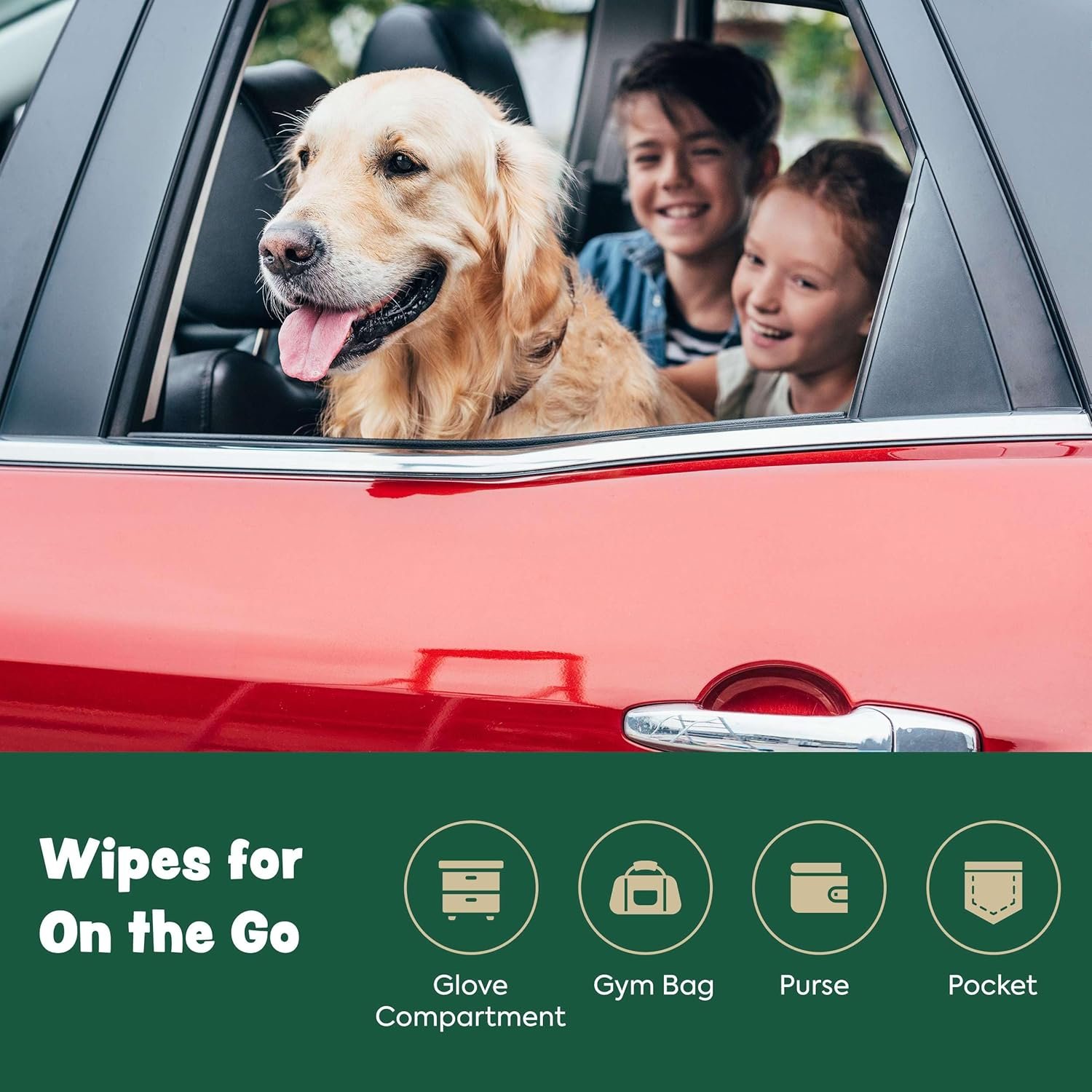 Dog Wipes for Cleaning and Deodorizing - Box of 50 Individually Wrapped 8.5" x 9" Bamboo Pet Wipes - Compostable, Hypoallergenic Puppy Wipes - Dog Wipes for Paws, Butt, and Body - Image 9