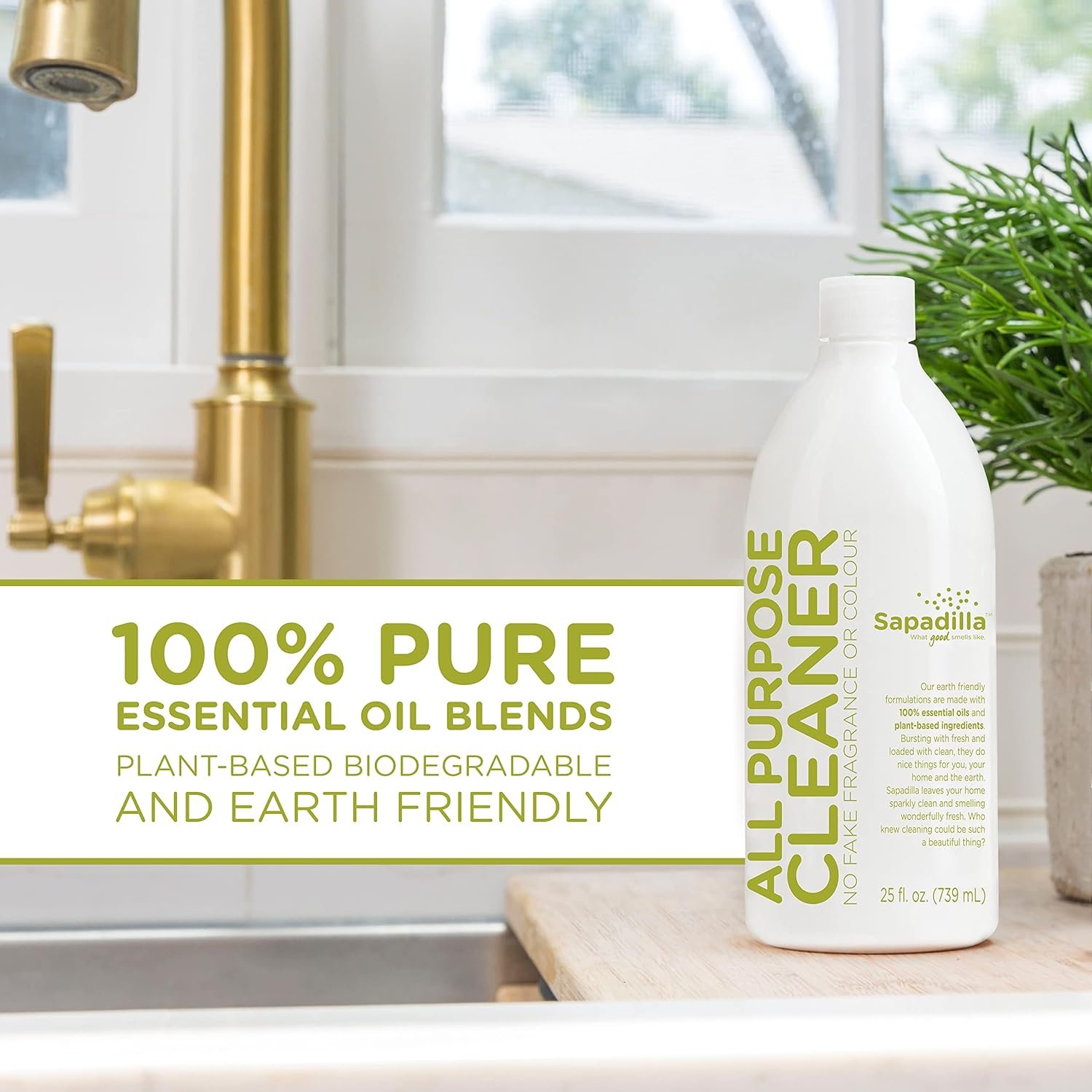 Sapadilla All-purpose Cleaner, Rosemary + Peppermint, 25oz - Image 3