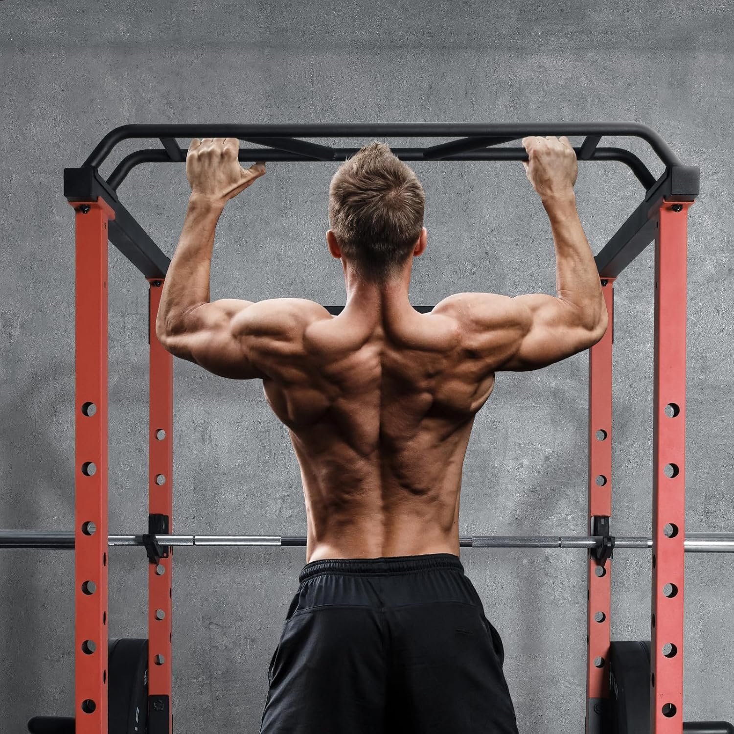 RitFit PPC01 Power Cage 1000LB Capacity and Packages with Optional Basic Power Rack, Weight Bench, Barbell Set with Olympic Barbell, DIY LAT Pull Down Pulley System, for Garage & Home Gym - Image 7