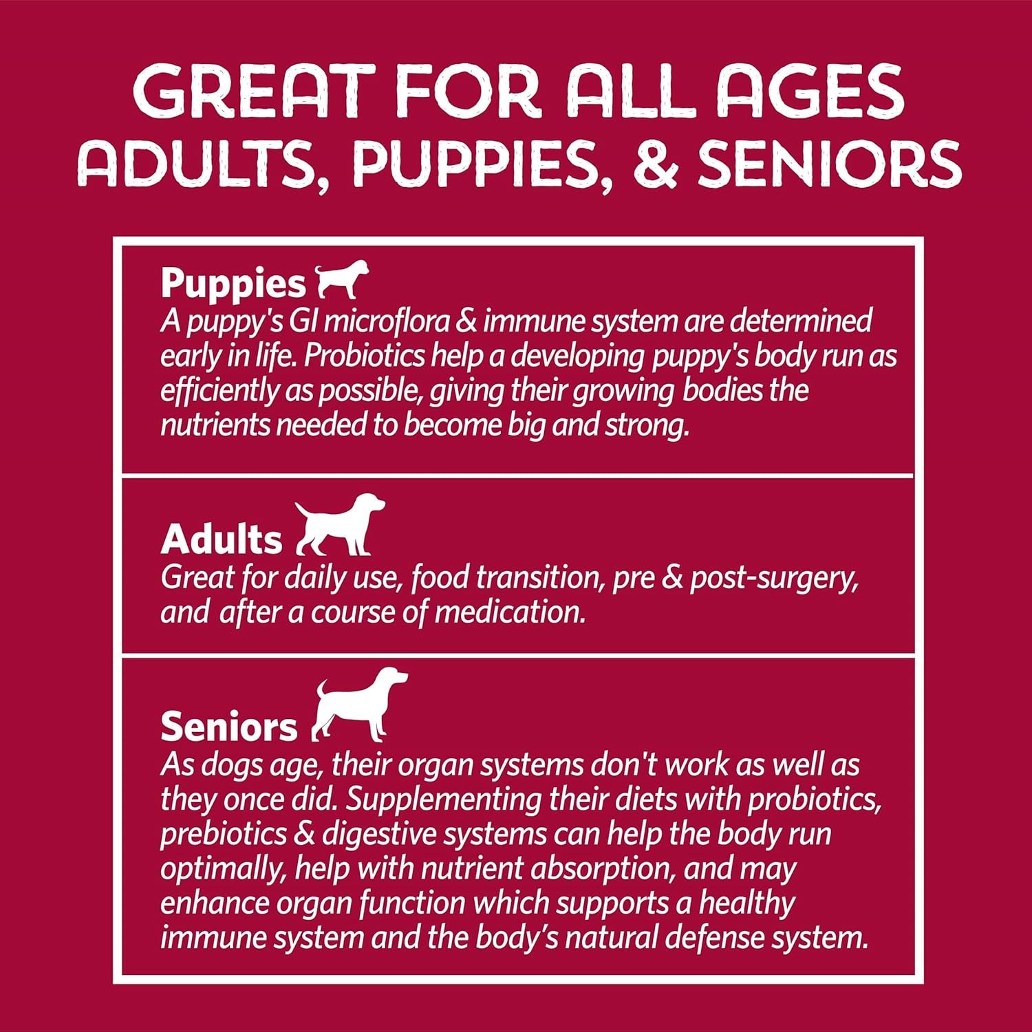 Good Guts for Lil Mutts Probiotic for Dogs, Billions of CFUs, 11 Strains, 5 Digestive Enzymes, 2 Prebiotics, Digestive Gut Health for Dogs, Adult & Puppy Probiotics Supplements (30 Days) - Image 10